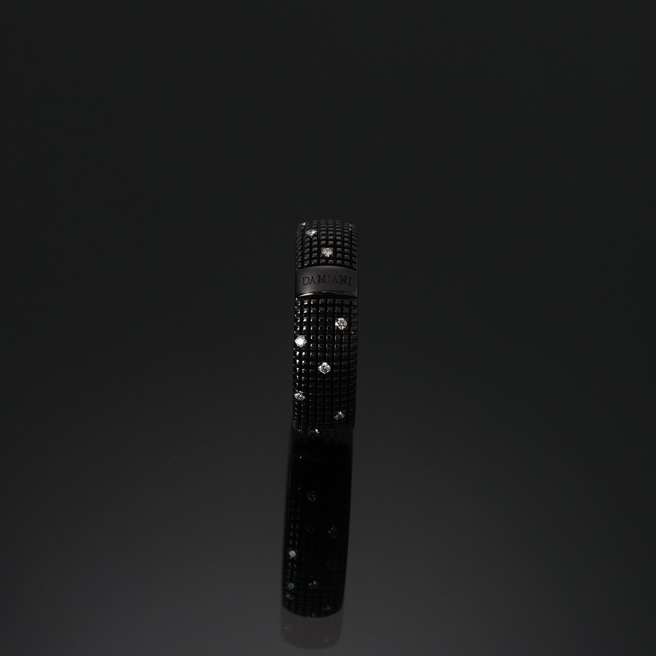 DAMIANI(USED)다미아니 블랙 다이아몬드 메트로폴리탄 링 #20
