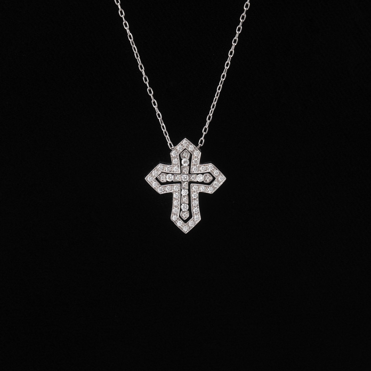 DAMIANI(USED)다미아니 20089078 벨 에포크 크라운 스몰 네크리스