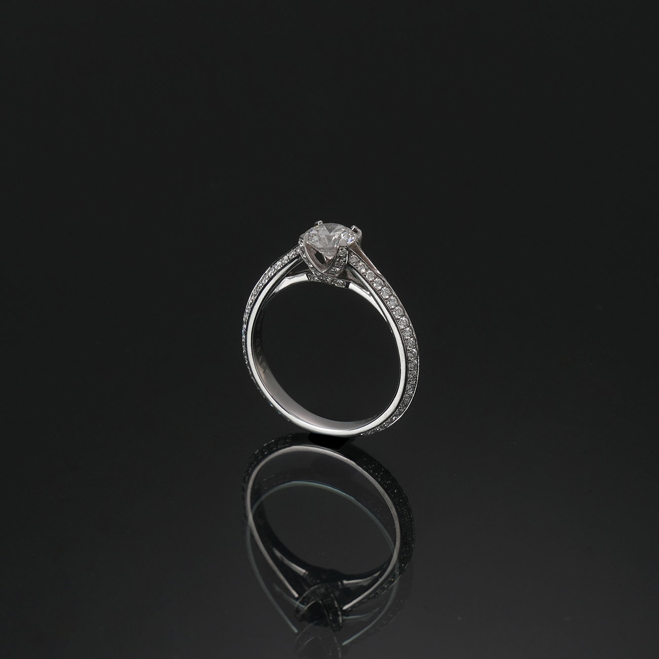 GRAFF(USED)그라프 레거시 다이아 0.5ct 인게이지먼트 링#48