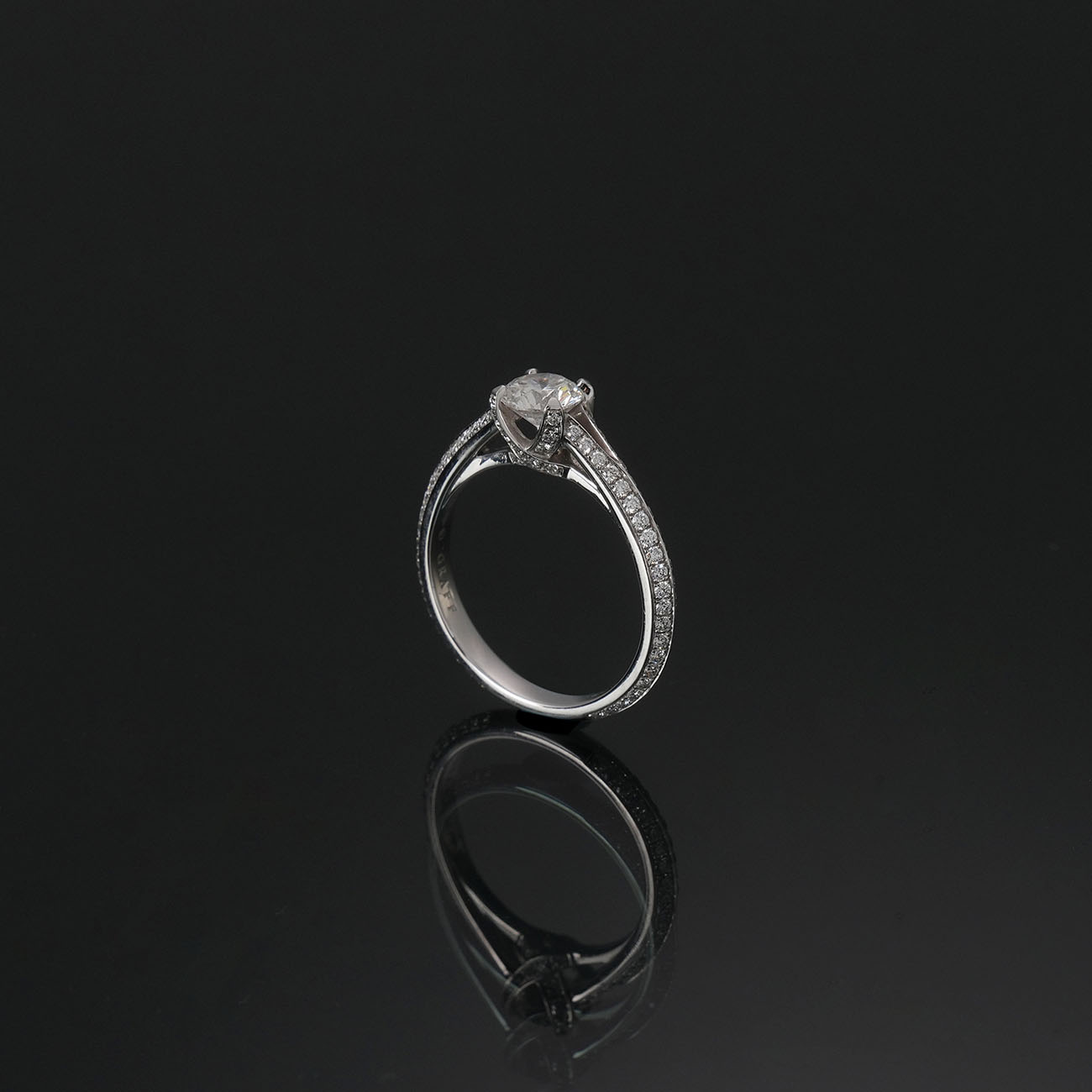 GRAFF(USED)그라프 레거시 다이아 0.5ct 인게이지먼트 링#48