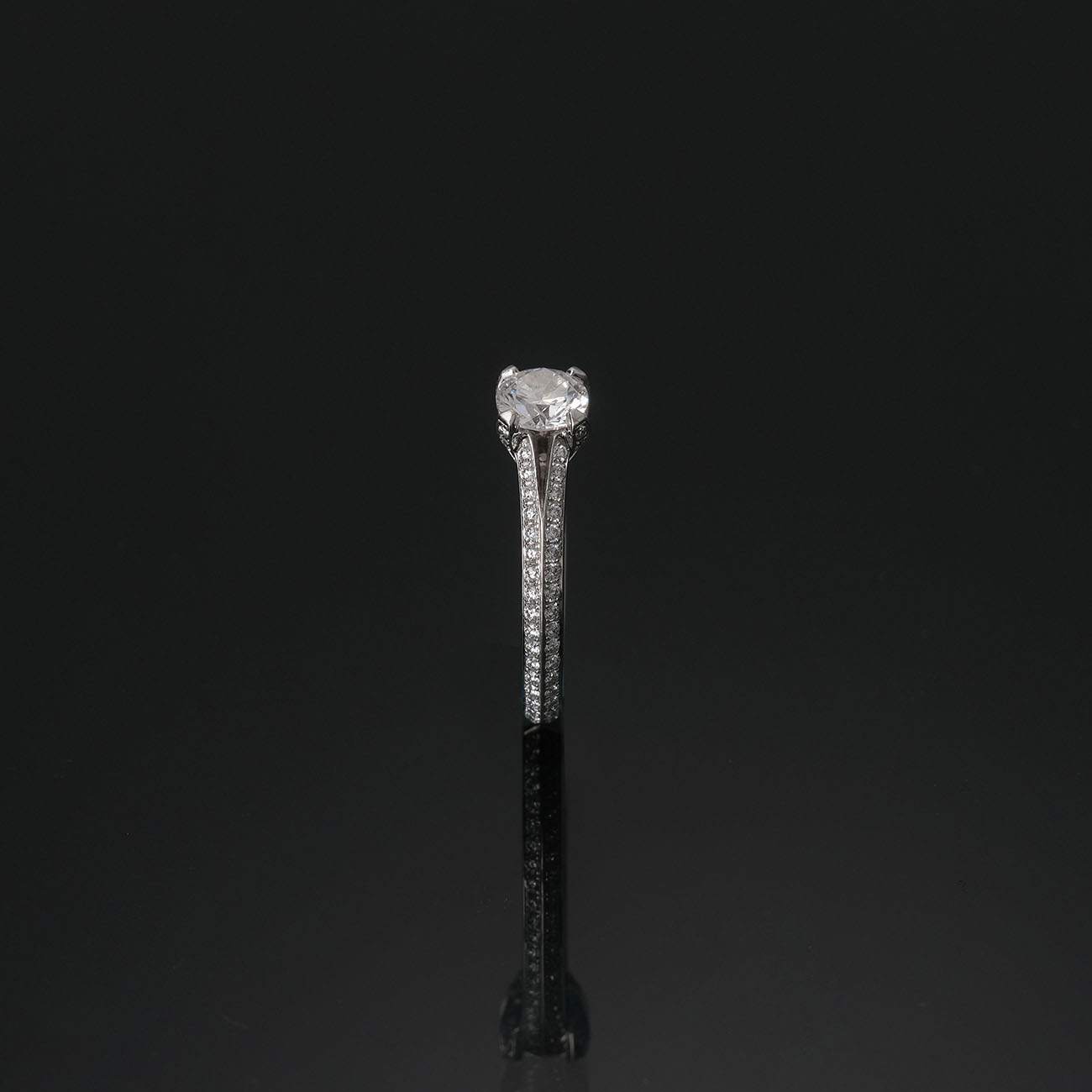 GRAFF(USED)그라프 레거시 다이아 0.5ct 인게이지먼트 링#48