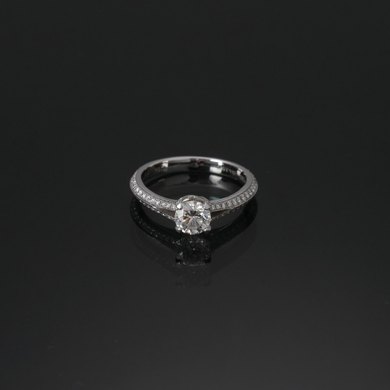 GRAFF(USED)그라프 레거시 다이아 0.5ct 인게이지먼트 링#48