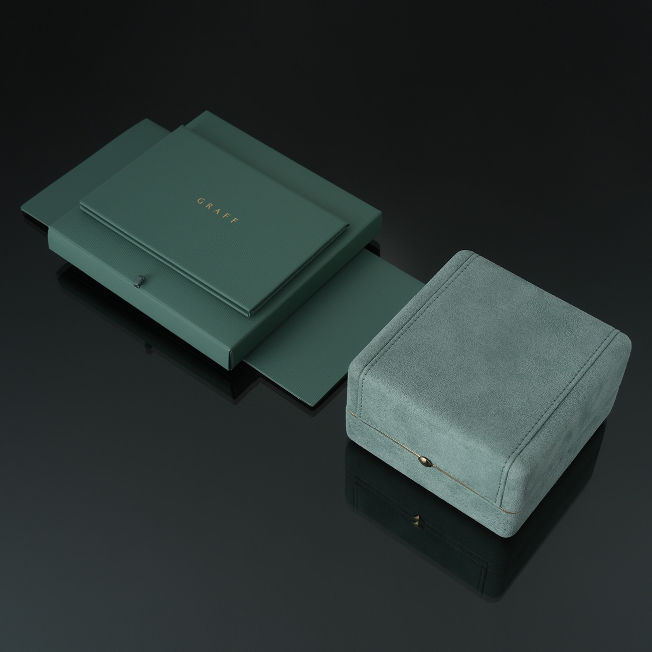 GRAFF(USED)그라프 버터플라이 실루엣&플라워 다이아몬드 펜던트