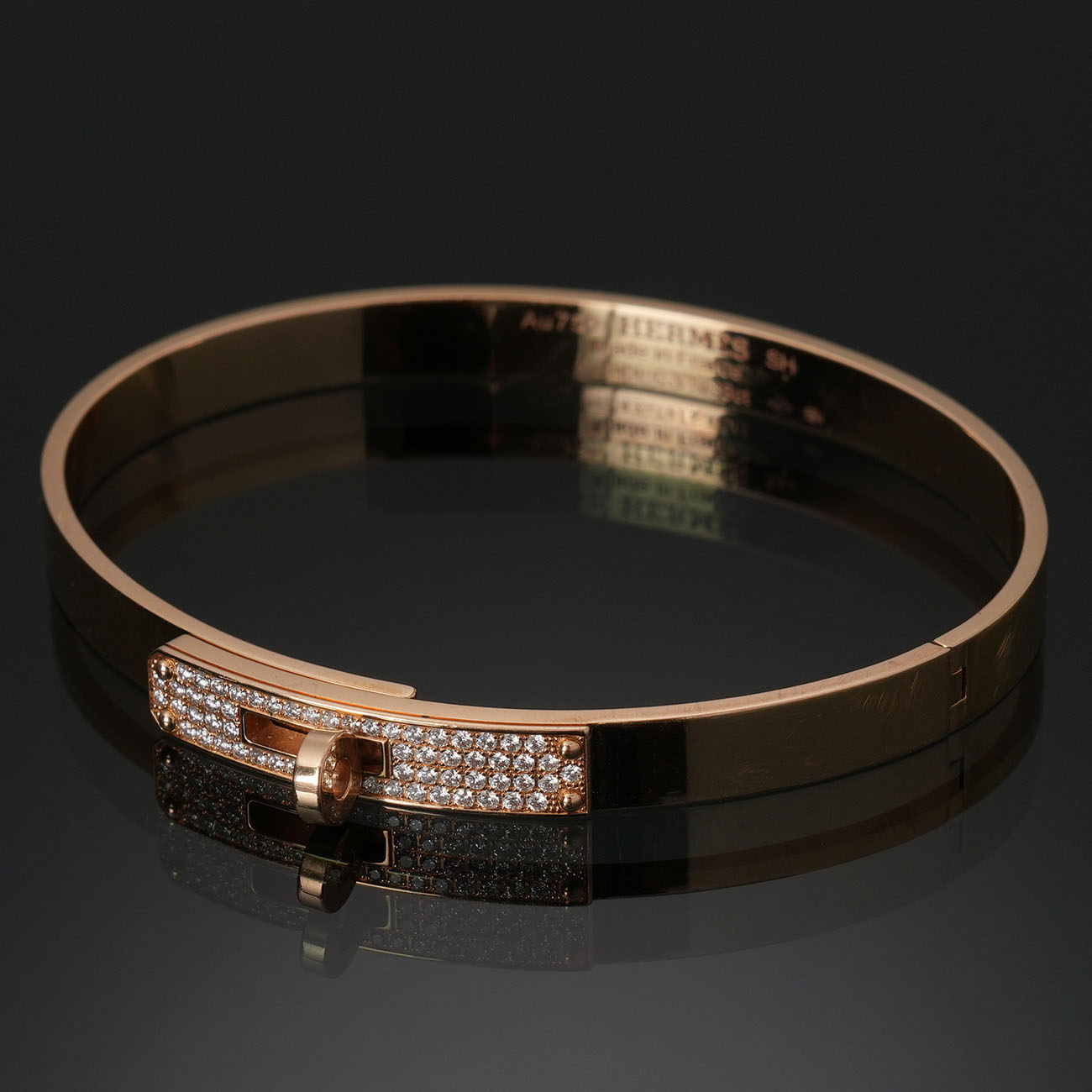 HERMES(USED)에르메스 켈리 다이아 브레이슬릿 #SH