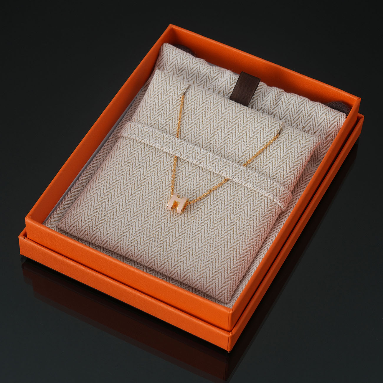 HERMES(USED)에르메스 팝아슈 미니 로즈 에글란틴