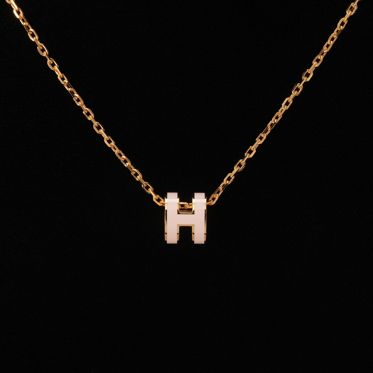 HERMES(USED)에르메스 팝아슈 미니 로즈 에글란틴