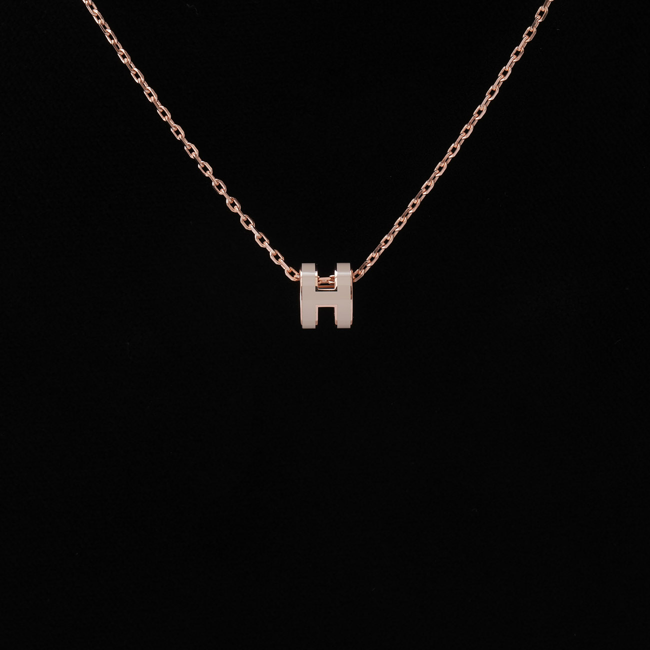 HERMES(USED)에르메스 팝아슈 미니 마론글라세 로즈골드