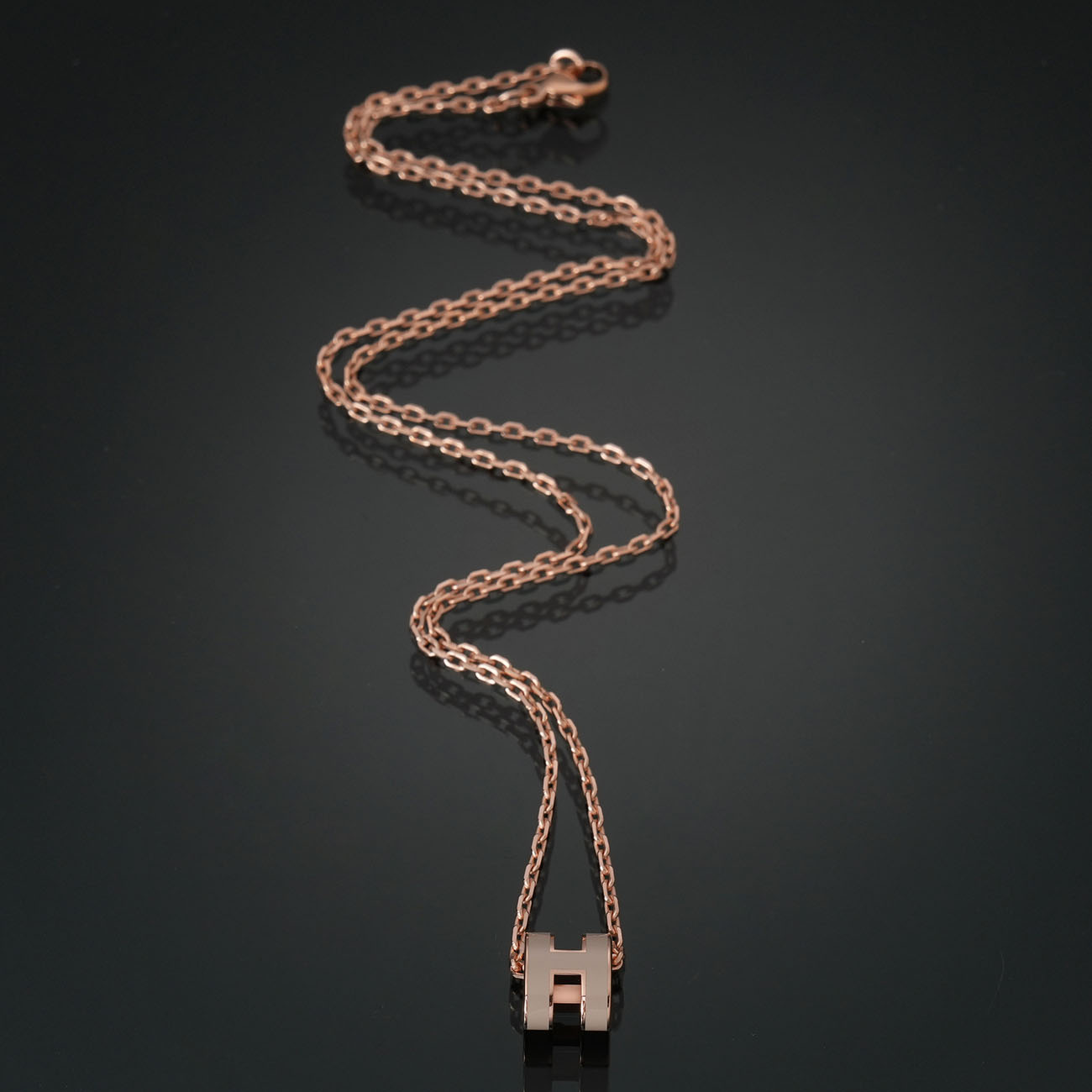 HERMES(USED)에르메스 팝아슈 미니 마론글라세 로즈골드