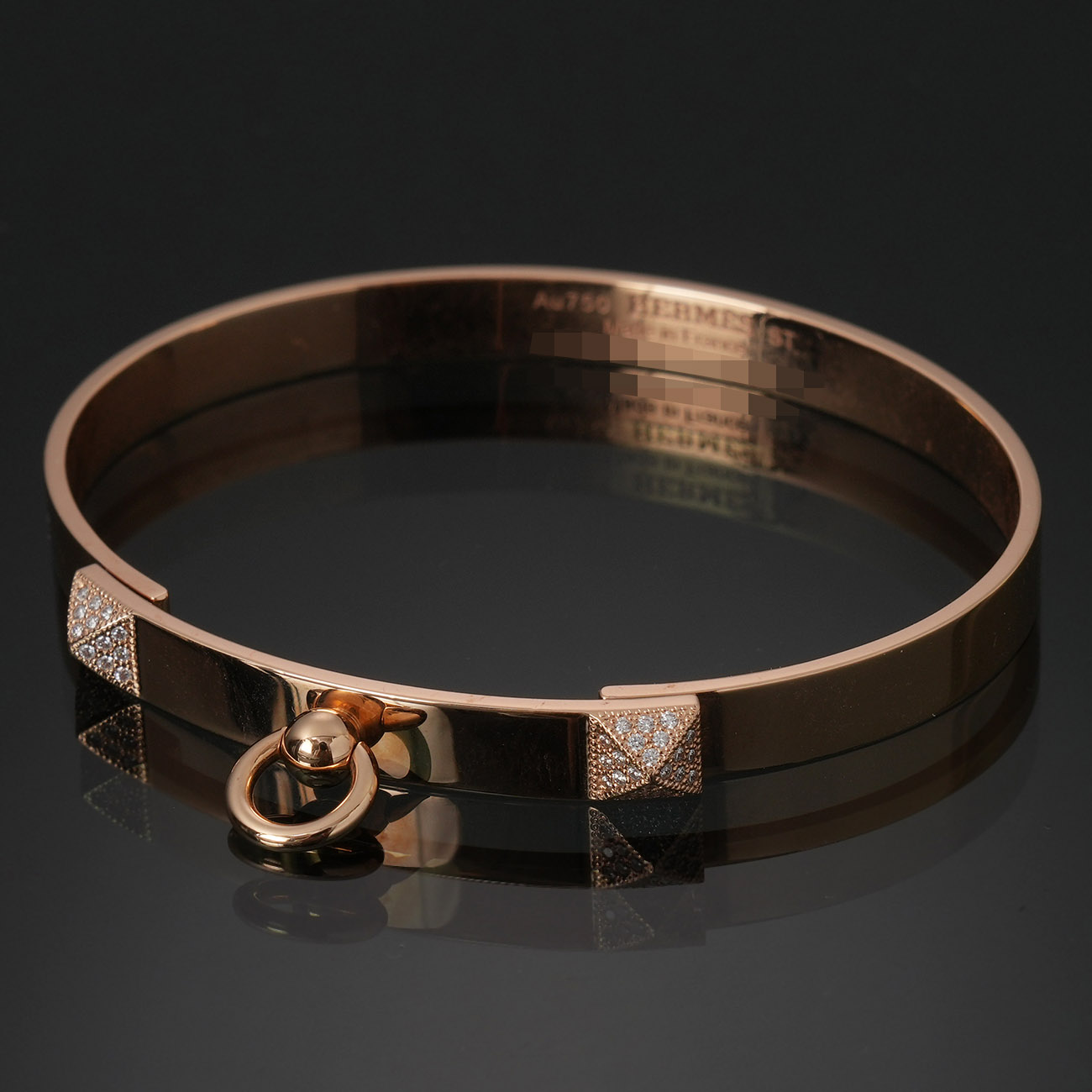HERMES(USED)에르메스 꼴리에 드 시엥 스몰 브레이슬릿 #ST