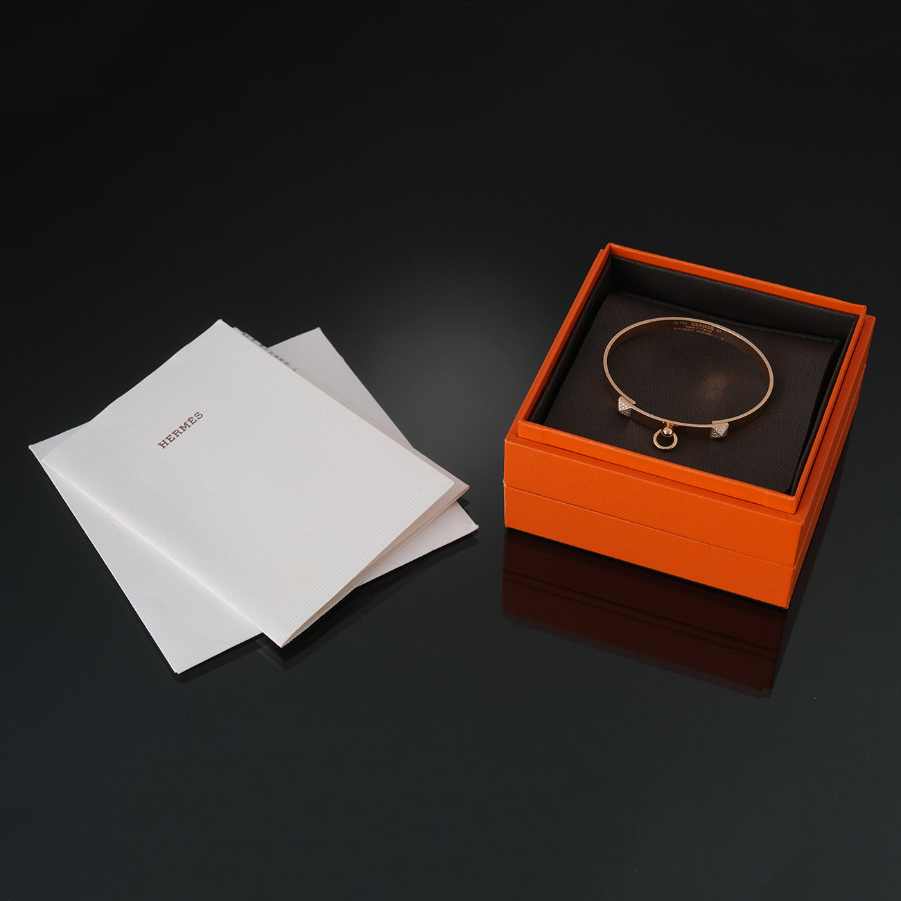 HERMES(USED)에르메스 꼴리에 드 시엥 스몰 브레이슬릿 #ST