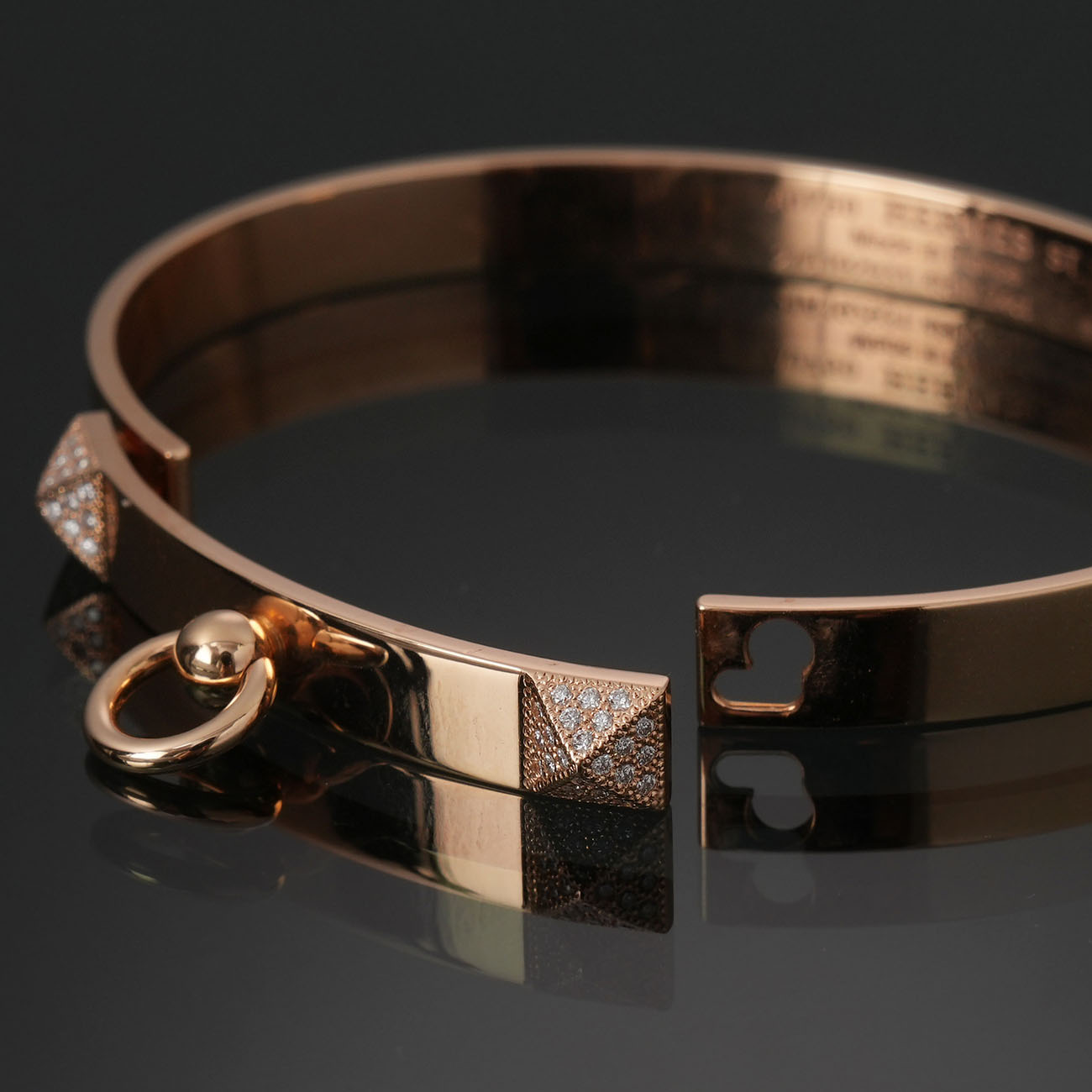 HERMES(USED)에르메스 꼴리에 드 시엥 스몰 브레이슬릿 #ST