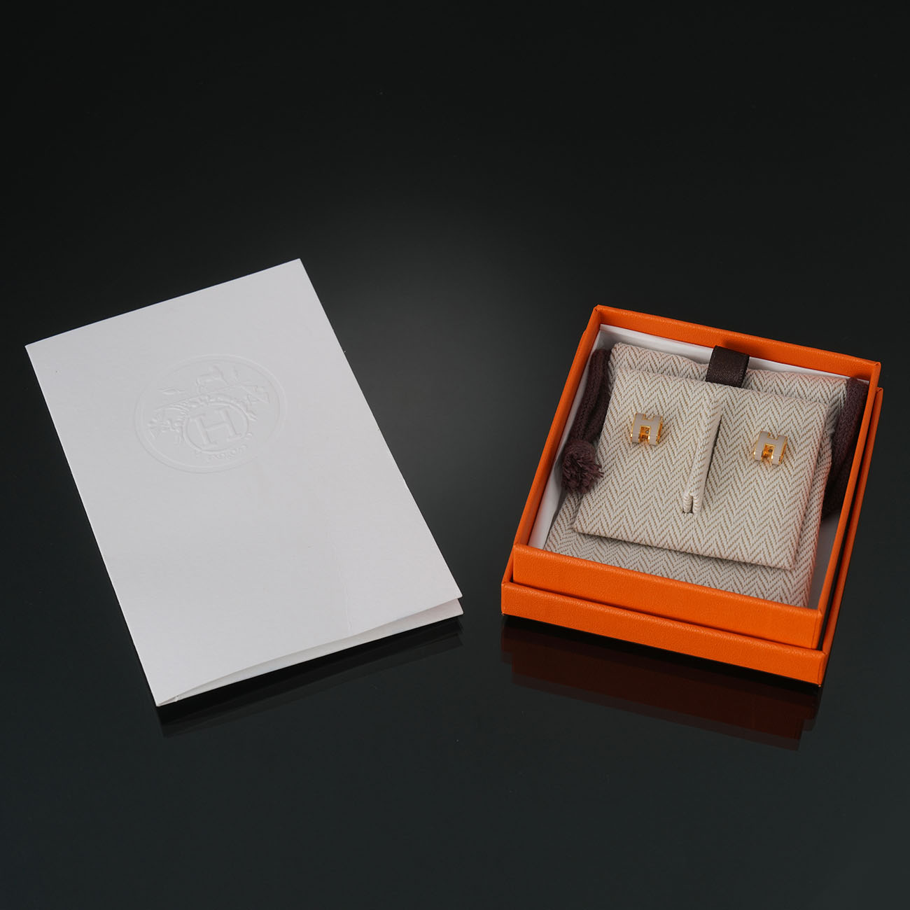 HERMES(USED)에르메스 팝아슈 미니 이어링