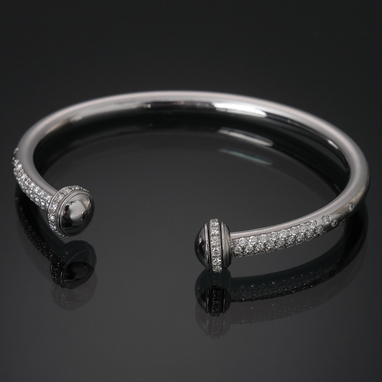 PIAGET(USED)피아제 포제션 오픈 뱅글 다이아 브레이슬릿 #15