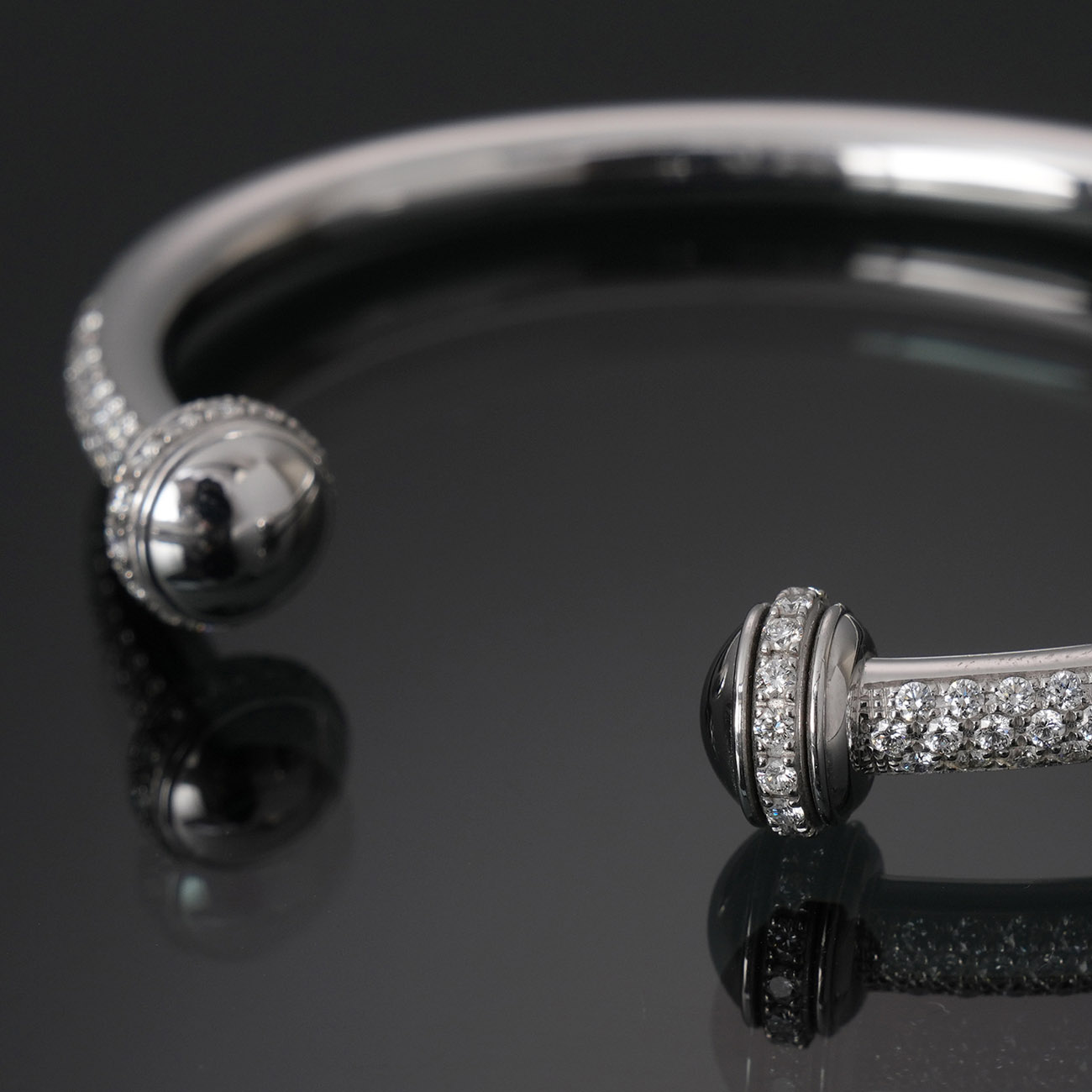 PIAGET(USED)피아제 포제션 오픈 뱅글 다이아 브레이슬릿 #15