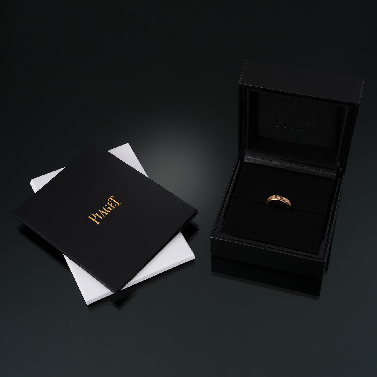 PIAGET(USED)피아제 1P 포제션 데코 팰리스 4.7mm 링 #48