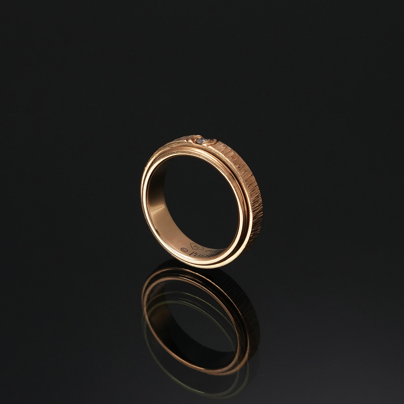 PIAGET(USED)피아제 1P 포제션 데코 팰리스 4.7mm 링 #48