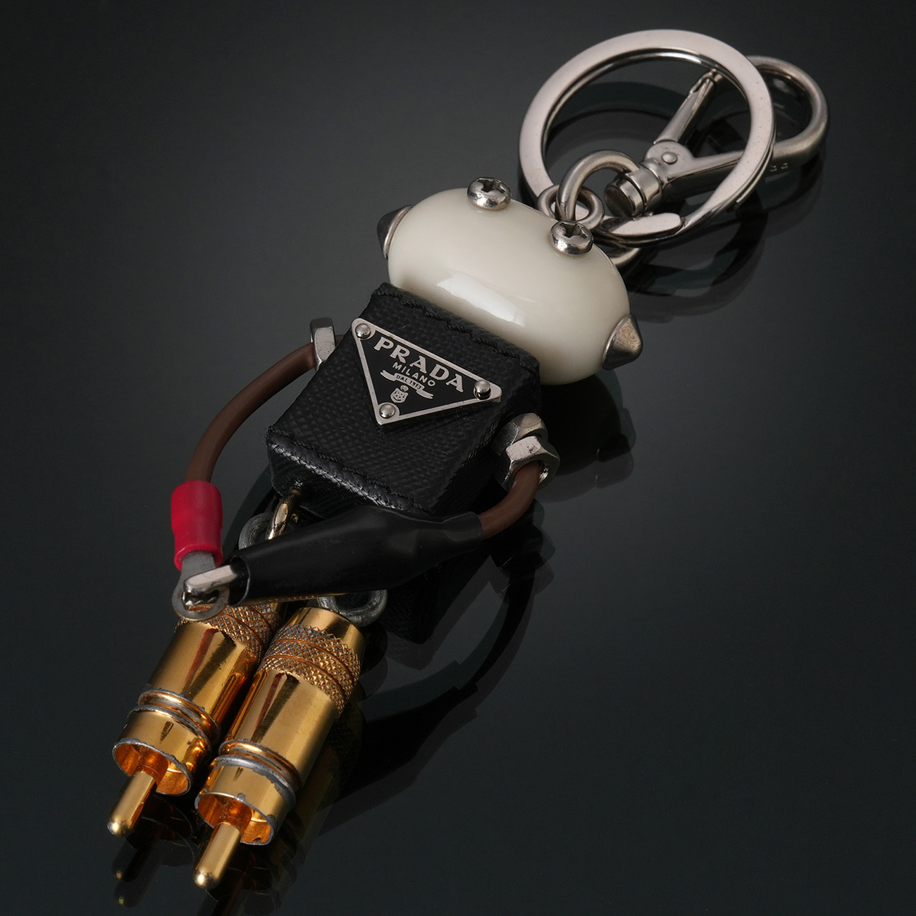 PRADA(USED)프라다 1AP615 로봇 키링