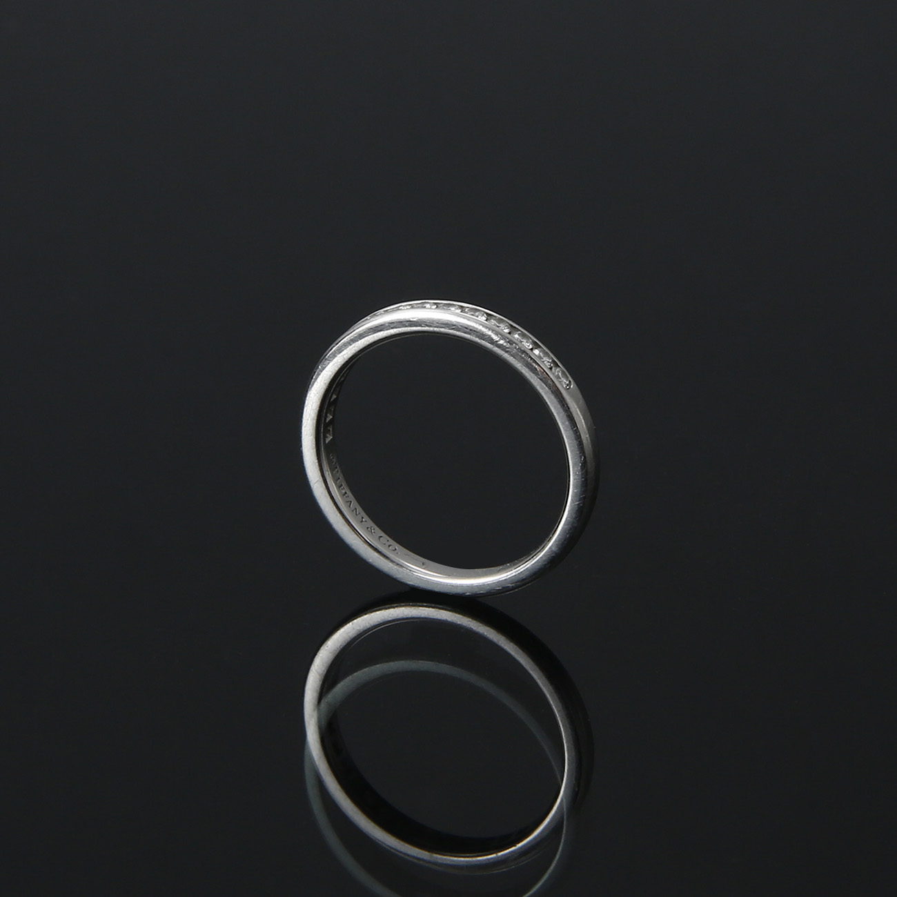 TIFFANY(USED)티파니 15P 다이아 웨딩밴드 47#