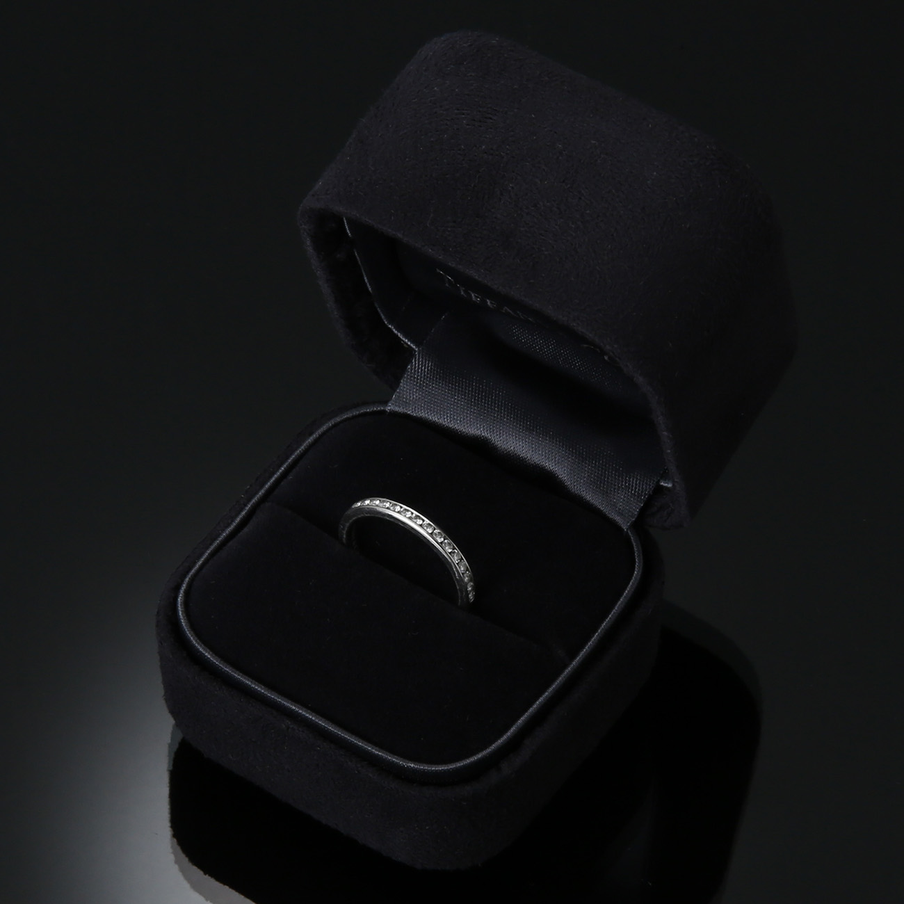 TIFFANY(USED)티파니 15P 다이아 웨딩밴드 47#