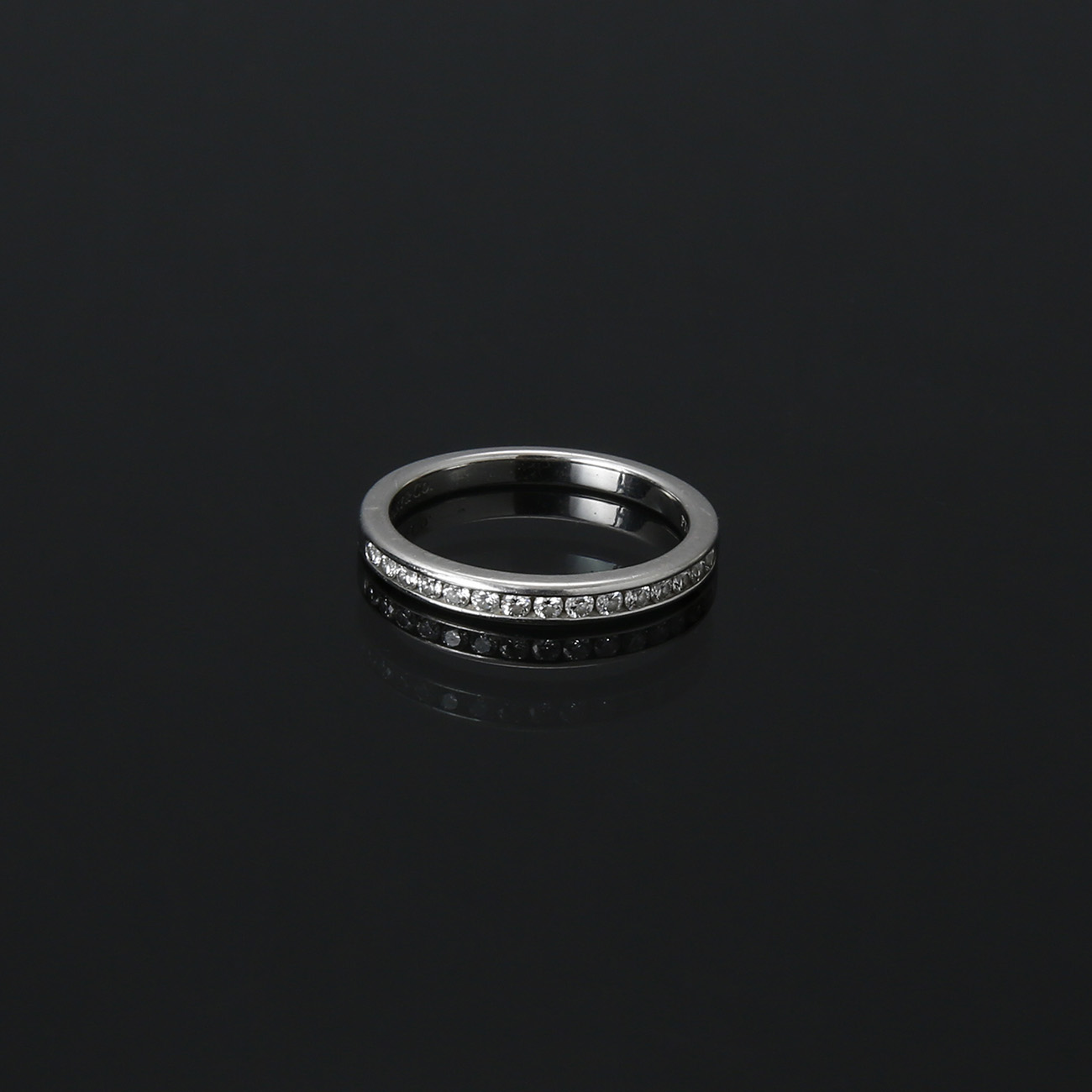 TIFFANY(USED)티파니 15P 다이아 웨딩밴드 47#