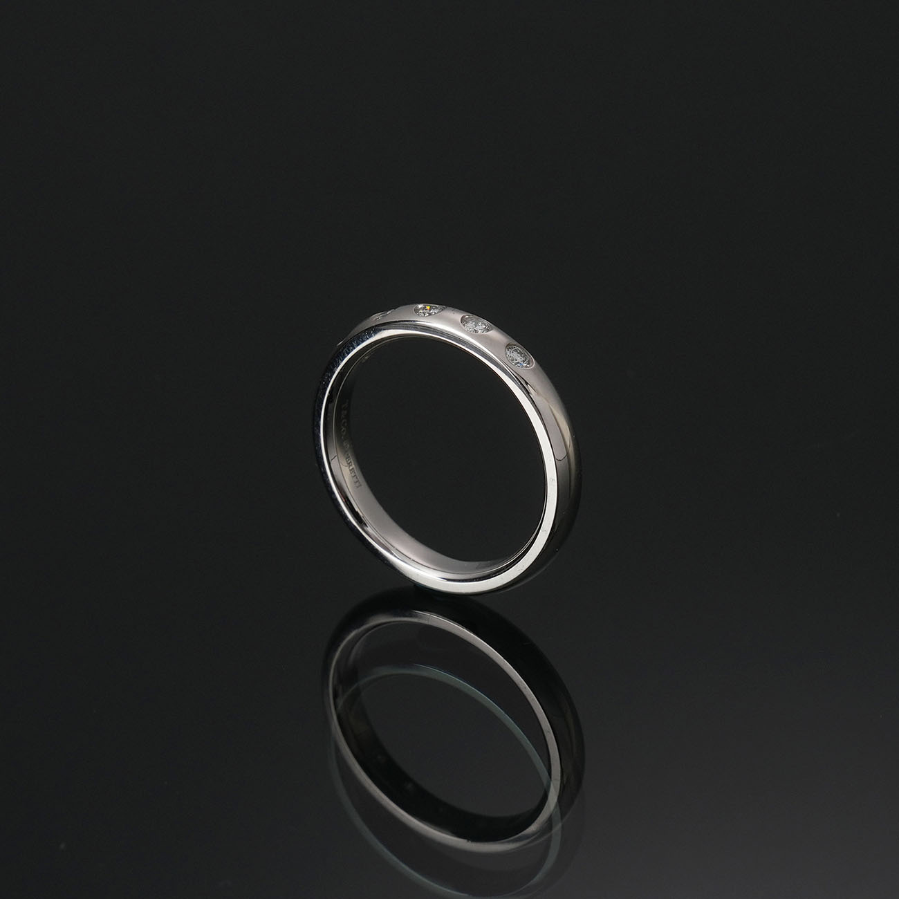 TIFFANY & CO.(USED)티파니 엘사 퍼레티 레이어링 밴드 링 #4.5