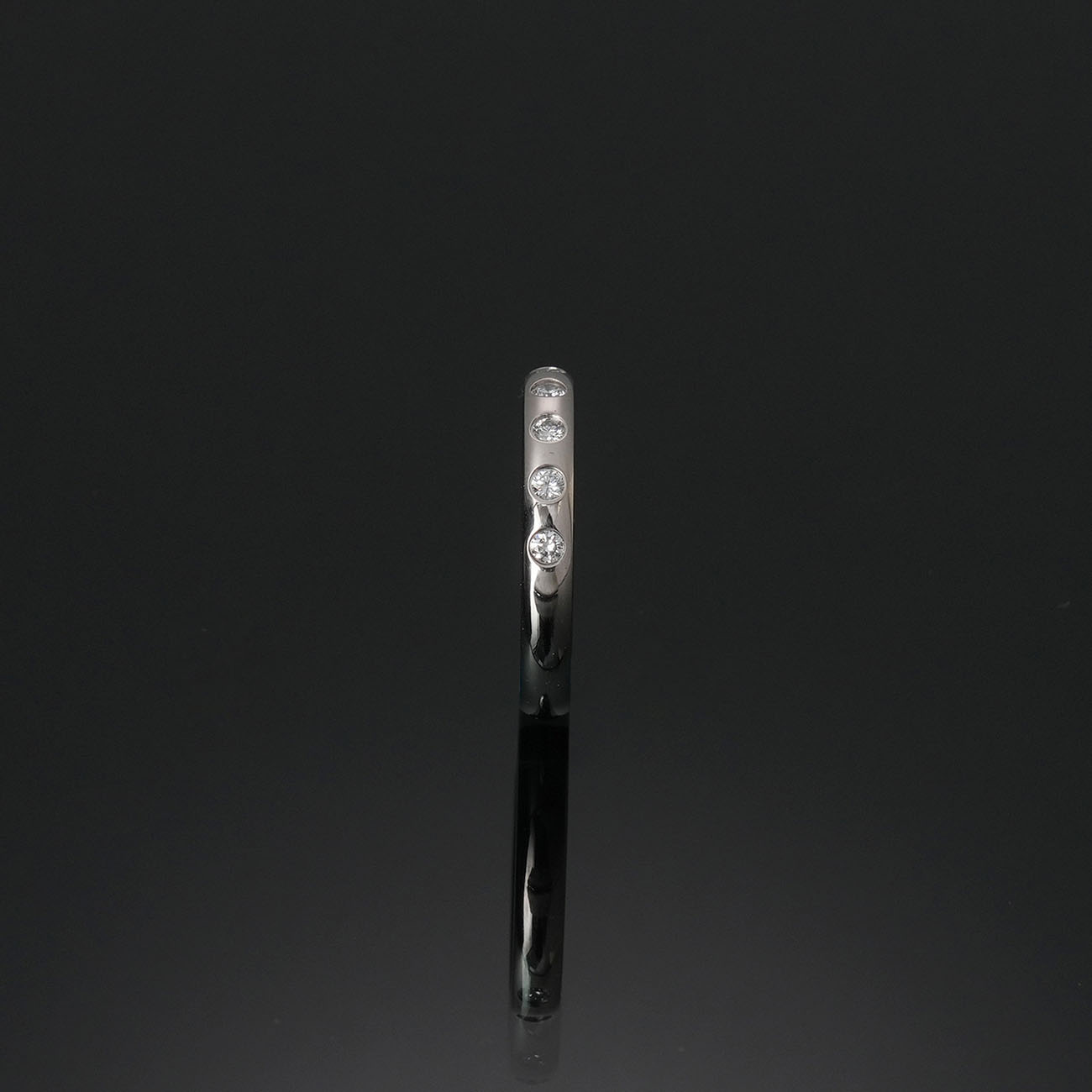 TIFFANY & CO.(USED)티파니 엘사 퍼레티 레이어링 밴드 링 #4.5