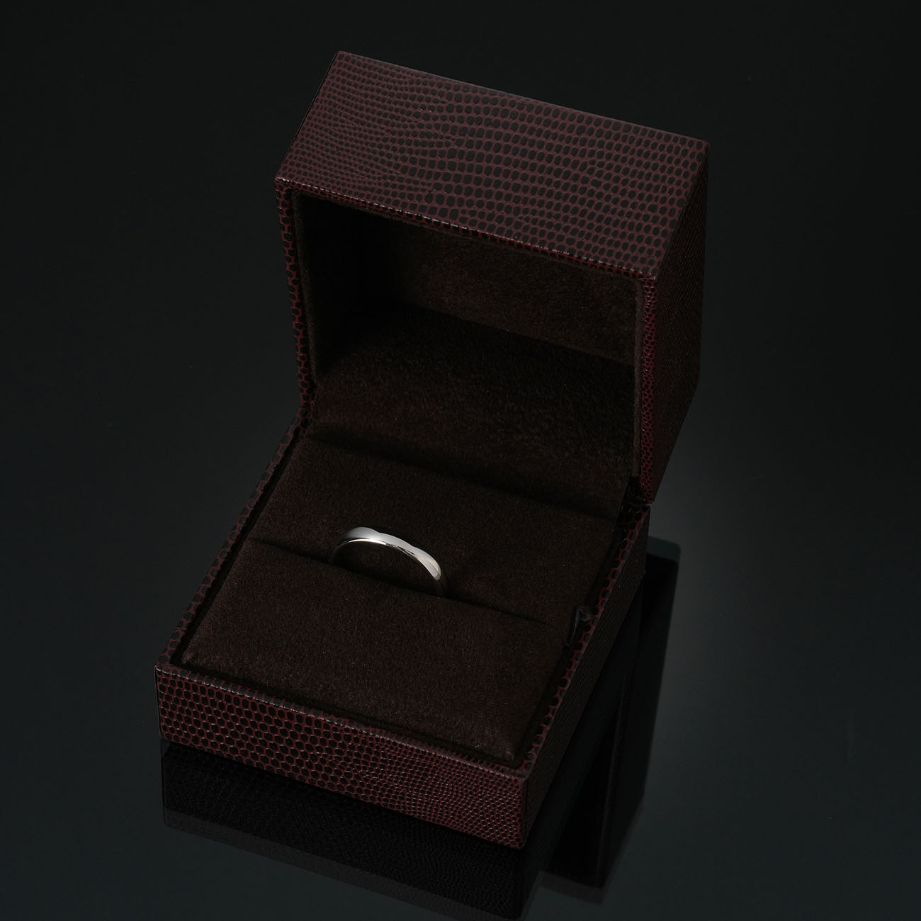 TIFFANY & CO.(USED)티파니 포에어 웨딩 밴드 링 #9