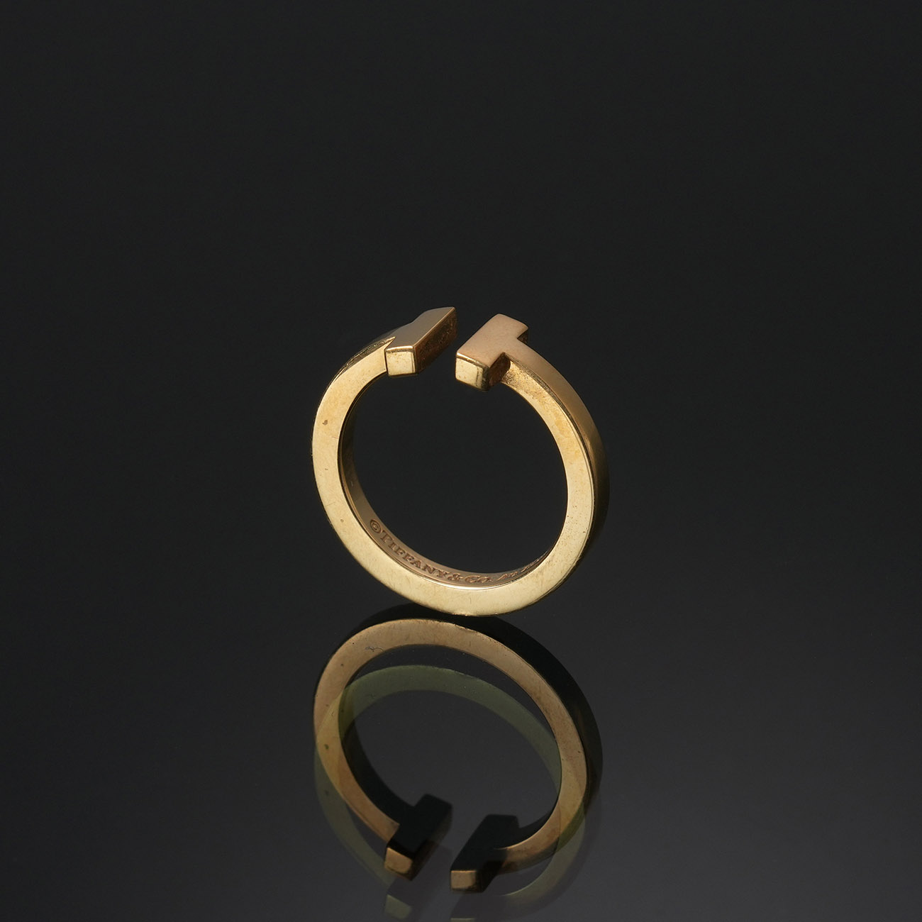 TIFFANY & CO.(USED)티파니 스퀘어 링 #7