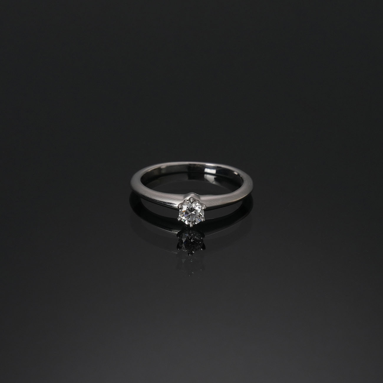 TIFFANY & CO.(USED)티파니 0.19ct 다이아 플래티늄 링 #49