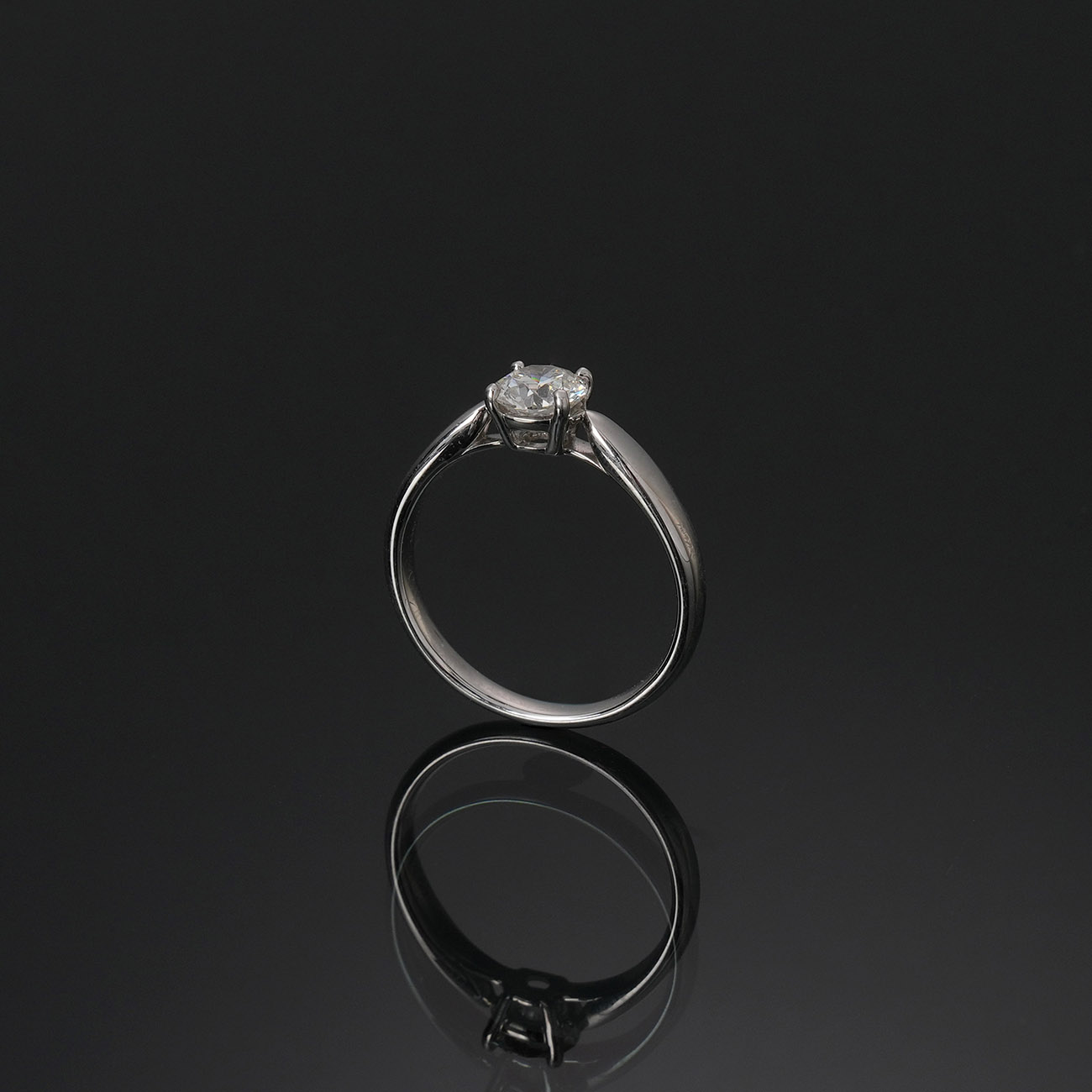 TIFFANY & CO.(USED)티파니 0.56ct 다이아 플레티넘 웨딩밴드 #47.5