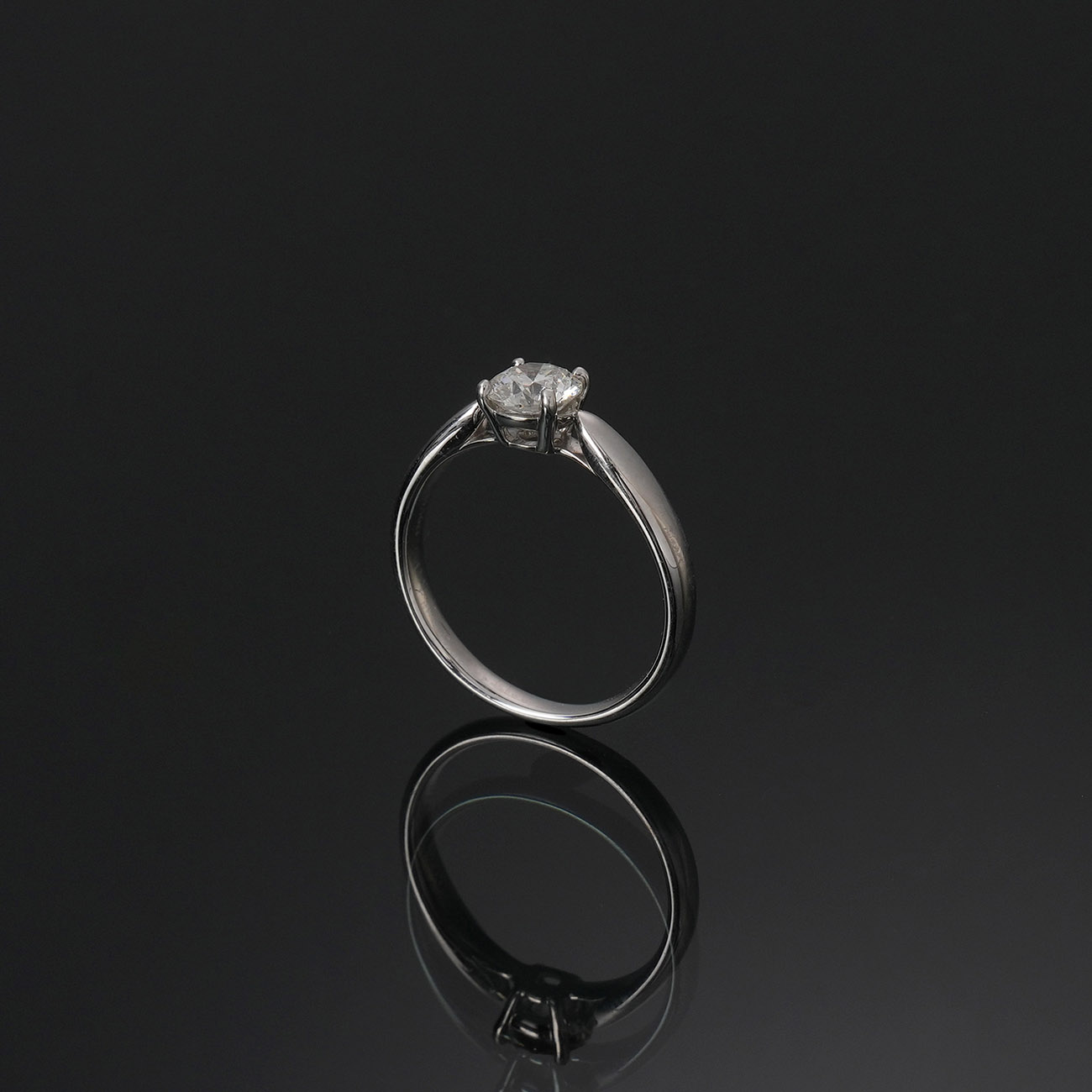 TIFFANY & CO.(USED)티파니 0.56ct 다이아 플레티넘 웨딩밴드 #47.5