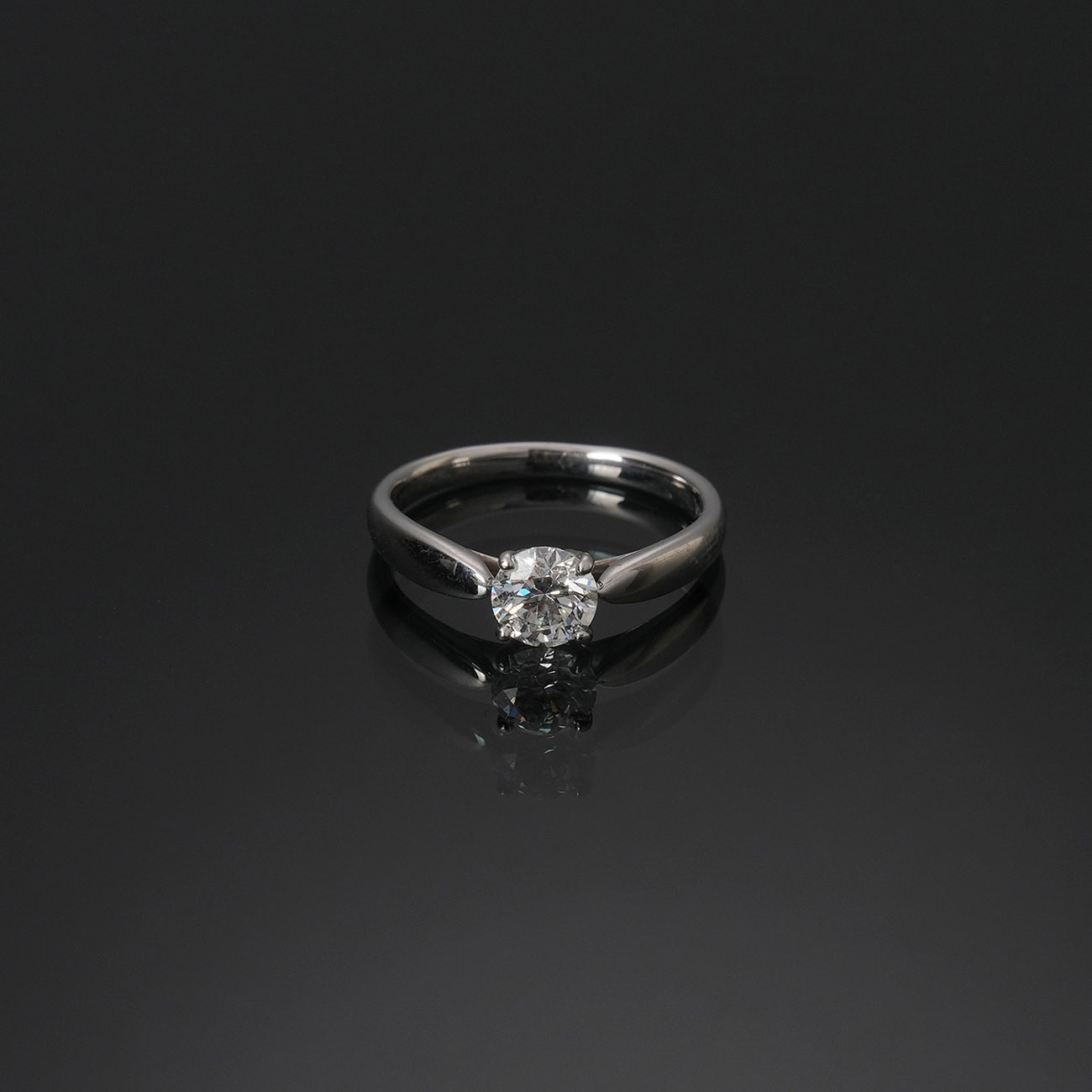TIFFANY & CO.(USED)티파니 0.56ct 다이아 플레티넘 웨딩밴드 #47.5