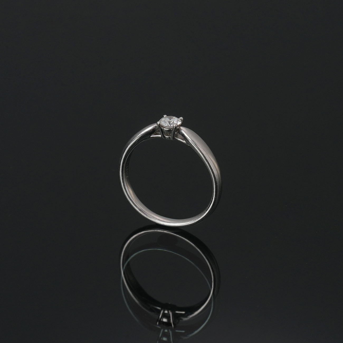 TIFFANY & CO.(USED)티파니 0.23ct 플래티늄 다이아 웨딩밴드 #51