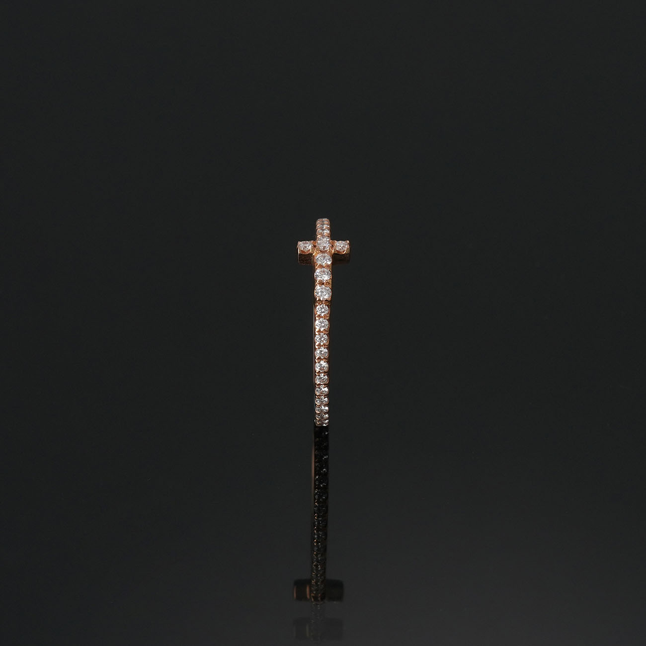 TIFFANY & CO.(USED)티파니 T 다이아 와이어 밴드 링 #49