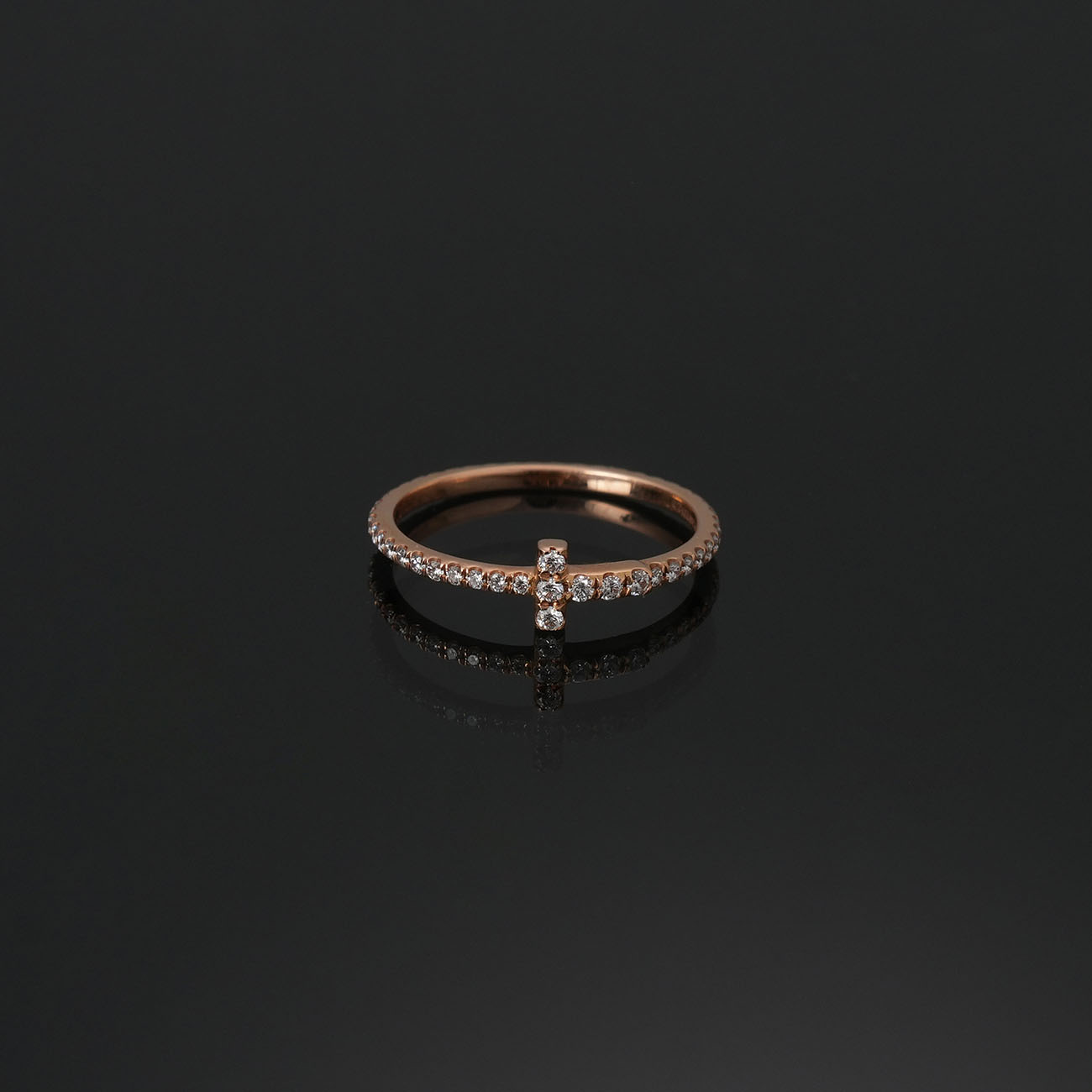 TIFFANY & CO.(USED)티파니 T 다이아 와이어 밴드 링 #49