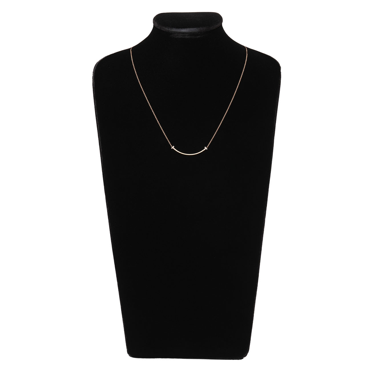 TIFFANY & CO.(USED)티파니 다이아 T 스마일 스몰 네크리스