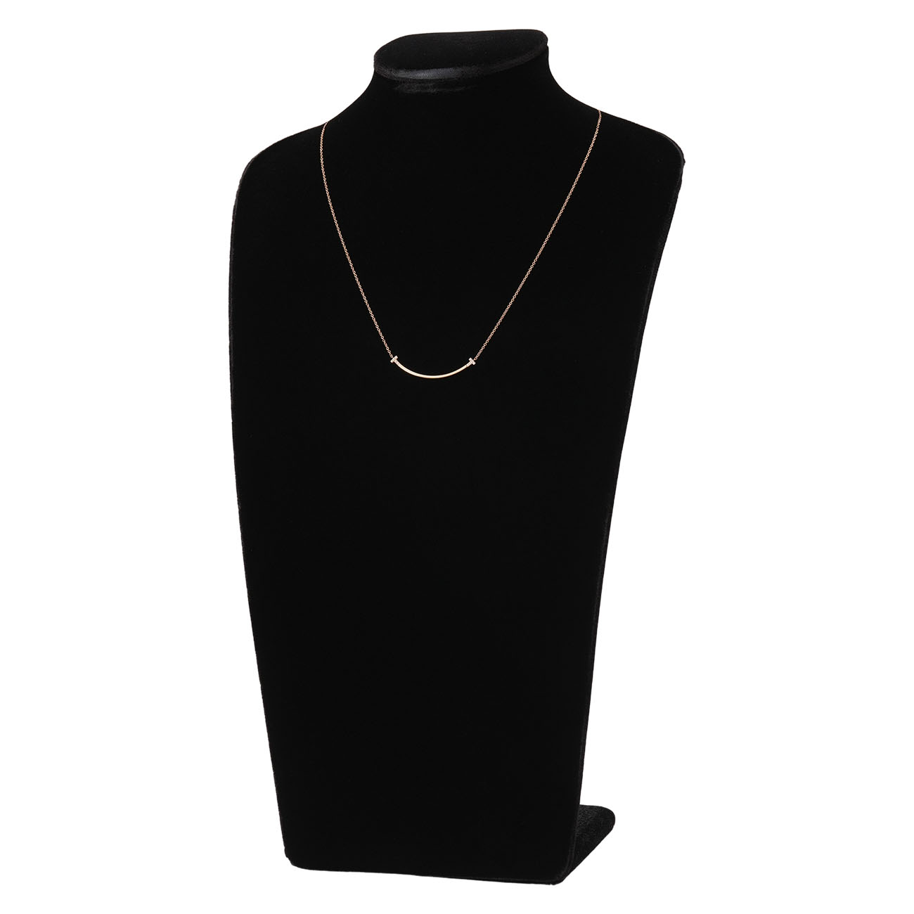 TIFFANY & CO.(USED)티파니 다이아 T 스마일 스몰 네크리스