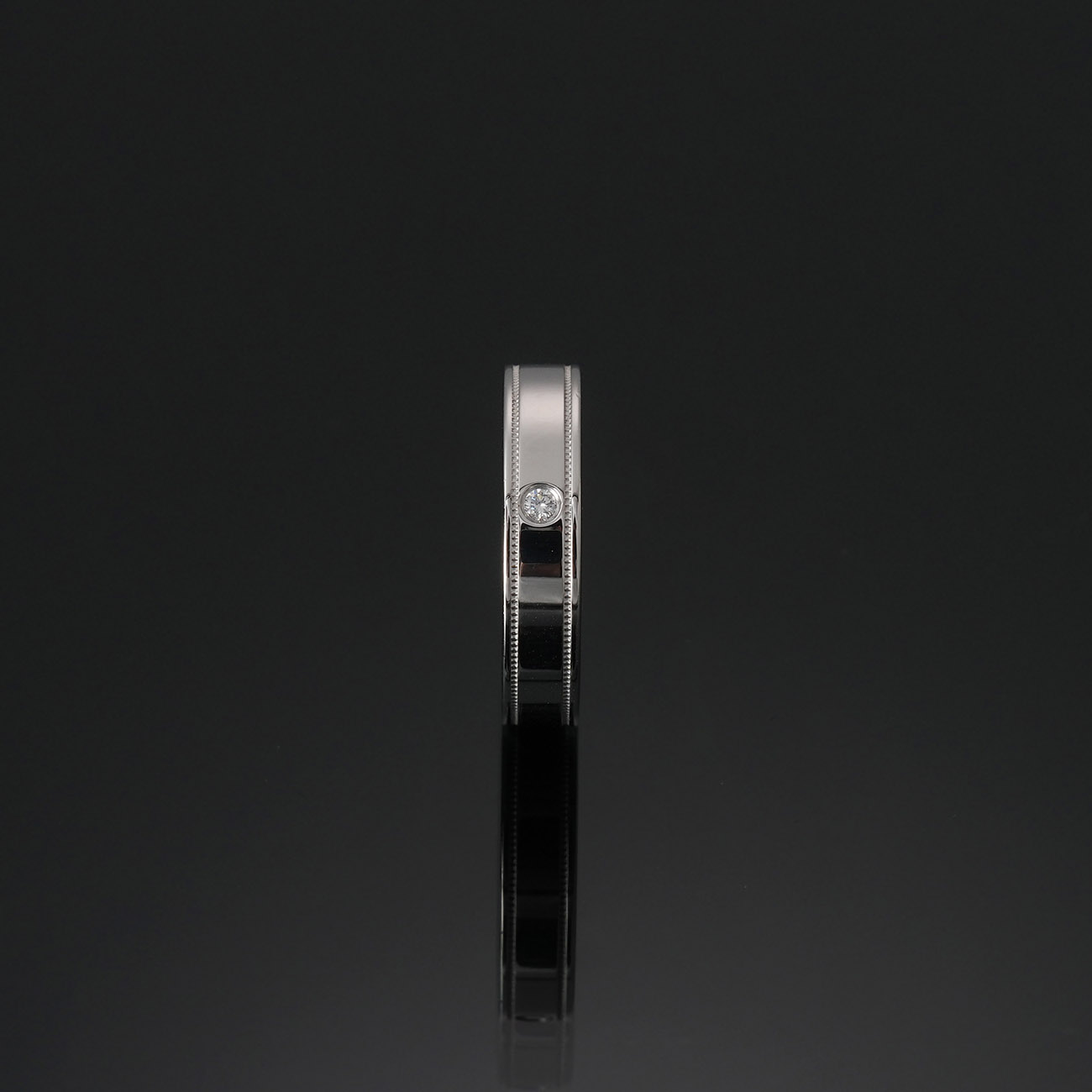 TIFFANY & CO.(USED)티파니 투게더 더블 밀그레인 밴드링# 49