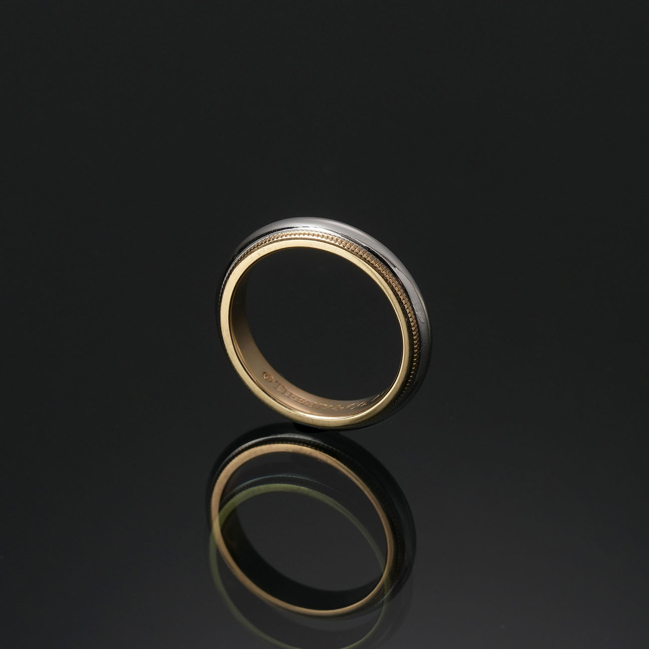 TIFFANY & CO.(USED)티파니 밀그레인 링#48