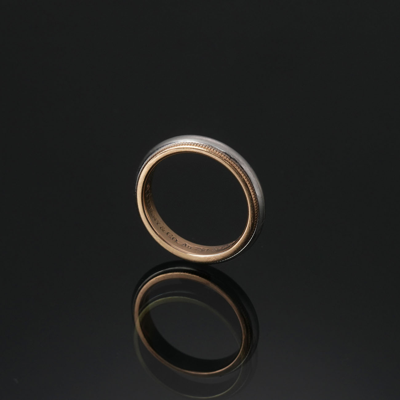 TIFFANY & CO.(USED)티파니 밀그레인링 3mm #4.5(티파니)