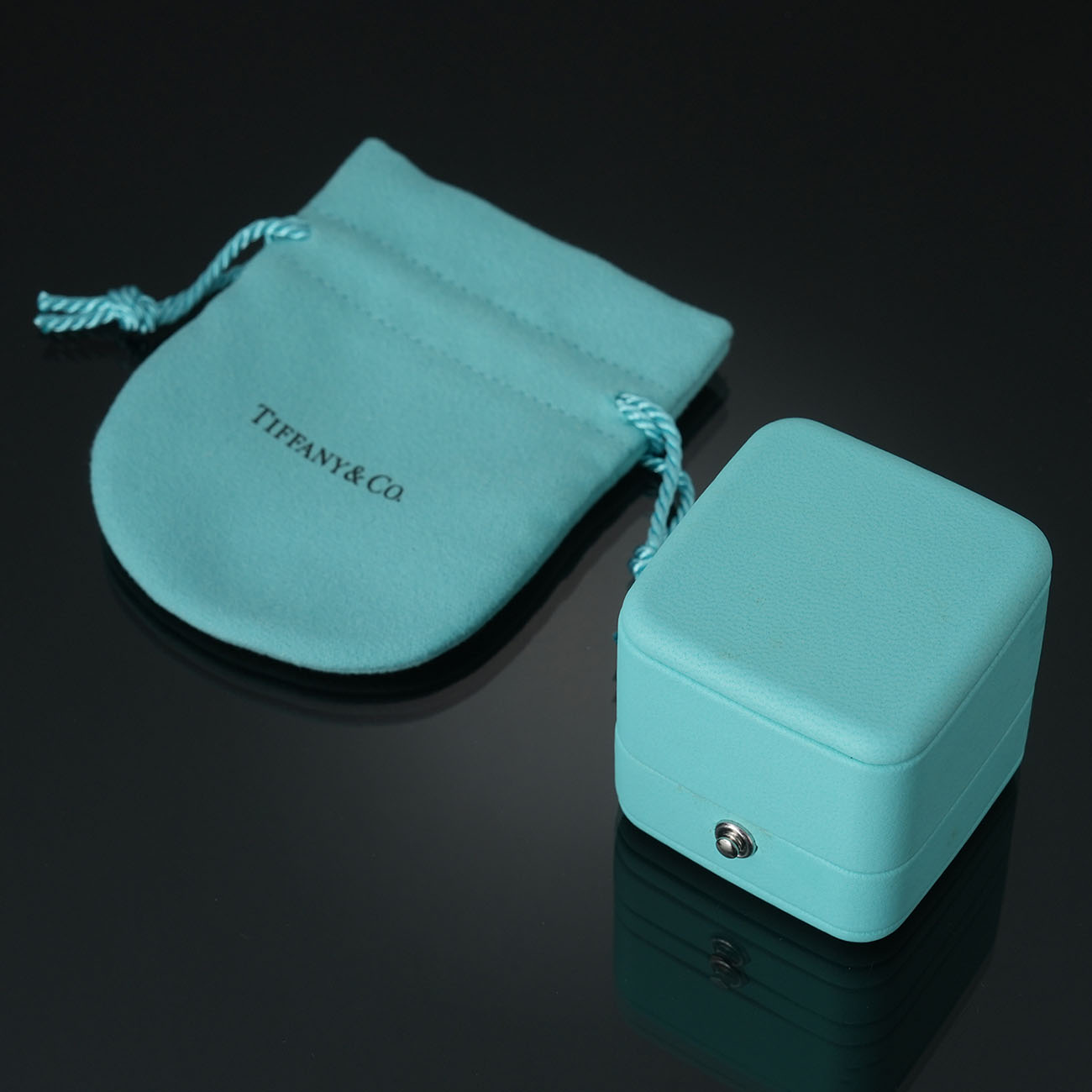 TIFFANY & CO.(USED)티파니 투게더 밀그레인링 4mm # 6.5(티파니)