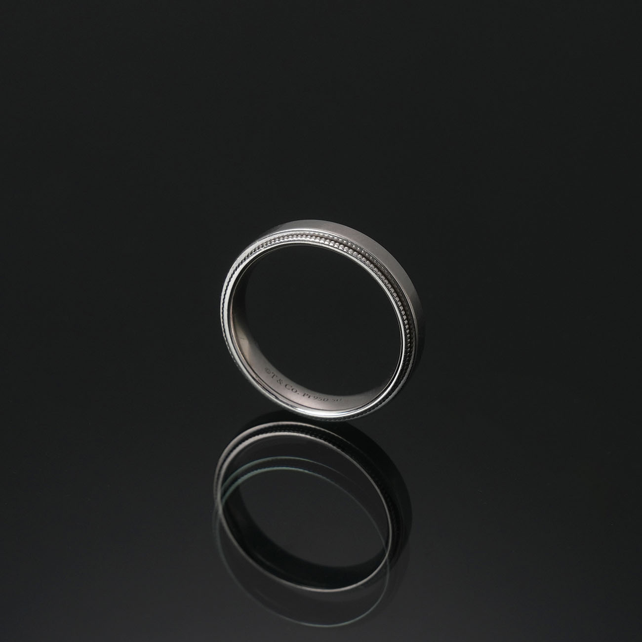 TIFFANY & CO.(USED)티파니 투게더 밀그레인링 4mm # 6.5(티파니)