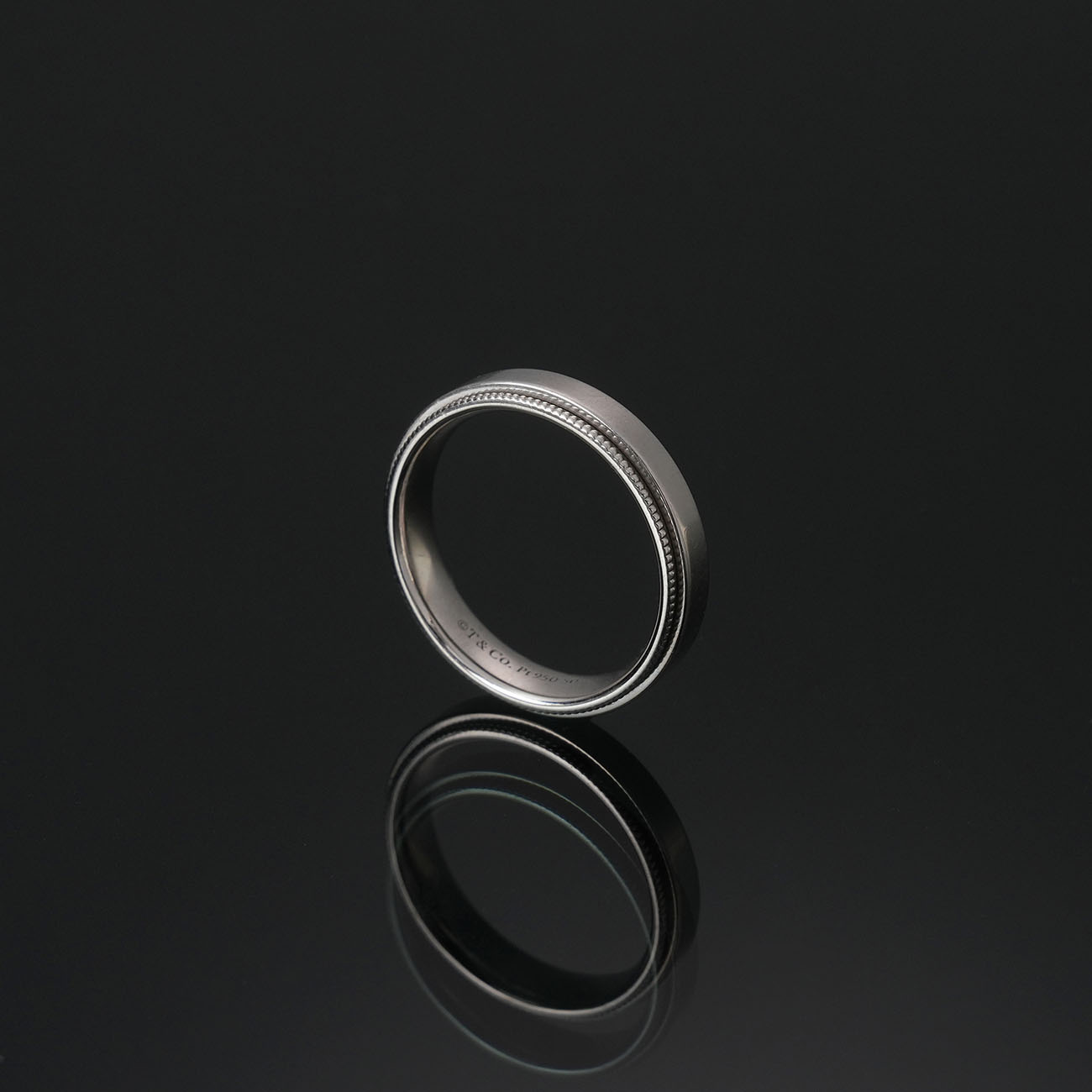 TIFFANY & CO.(USED)티파니 투게더 밀그레인링 4mm # 6.5(티파니)