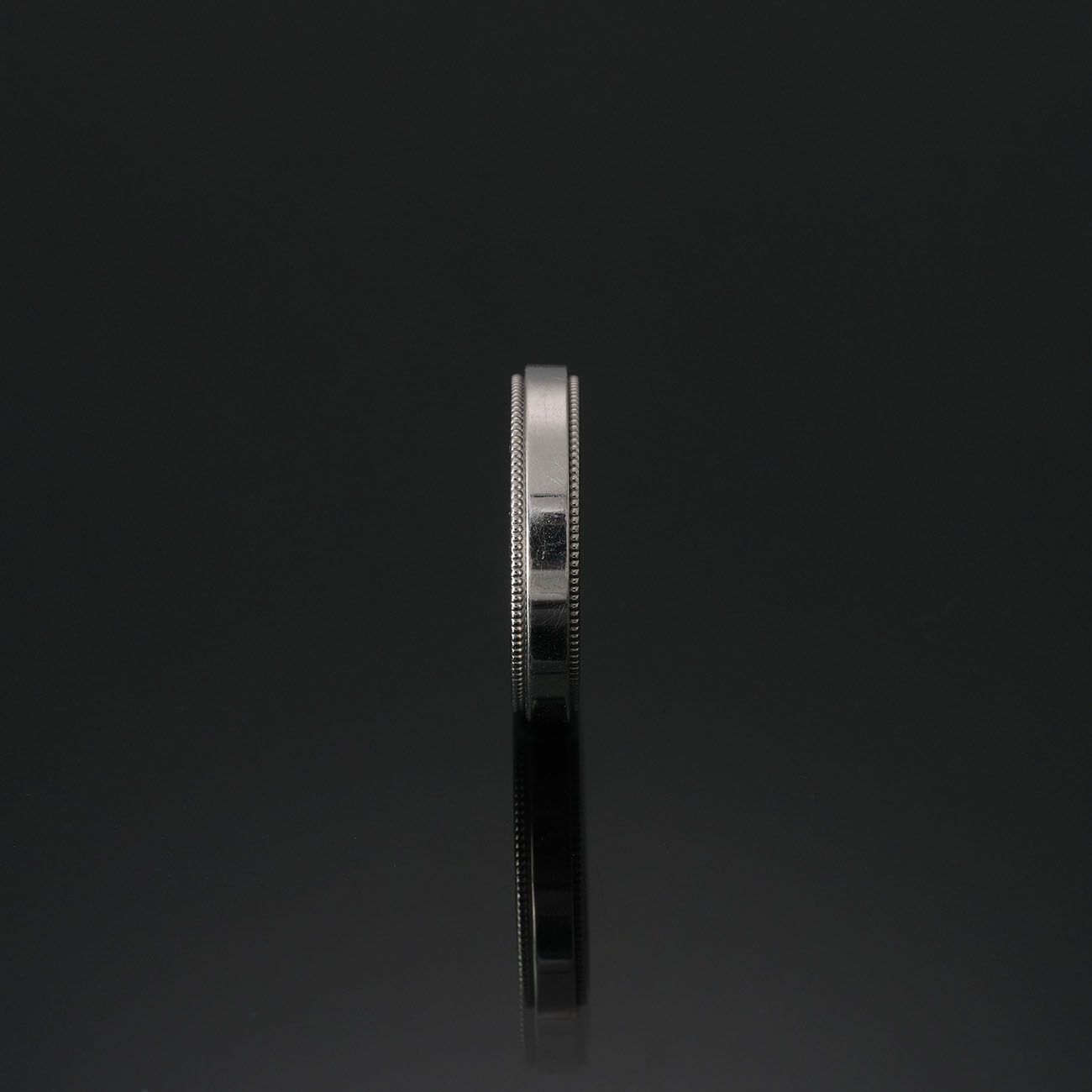 TIFFANY & CO.(USED)티파니 투게더 밀그레인링 4mm # 6.5(티파니)