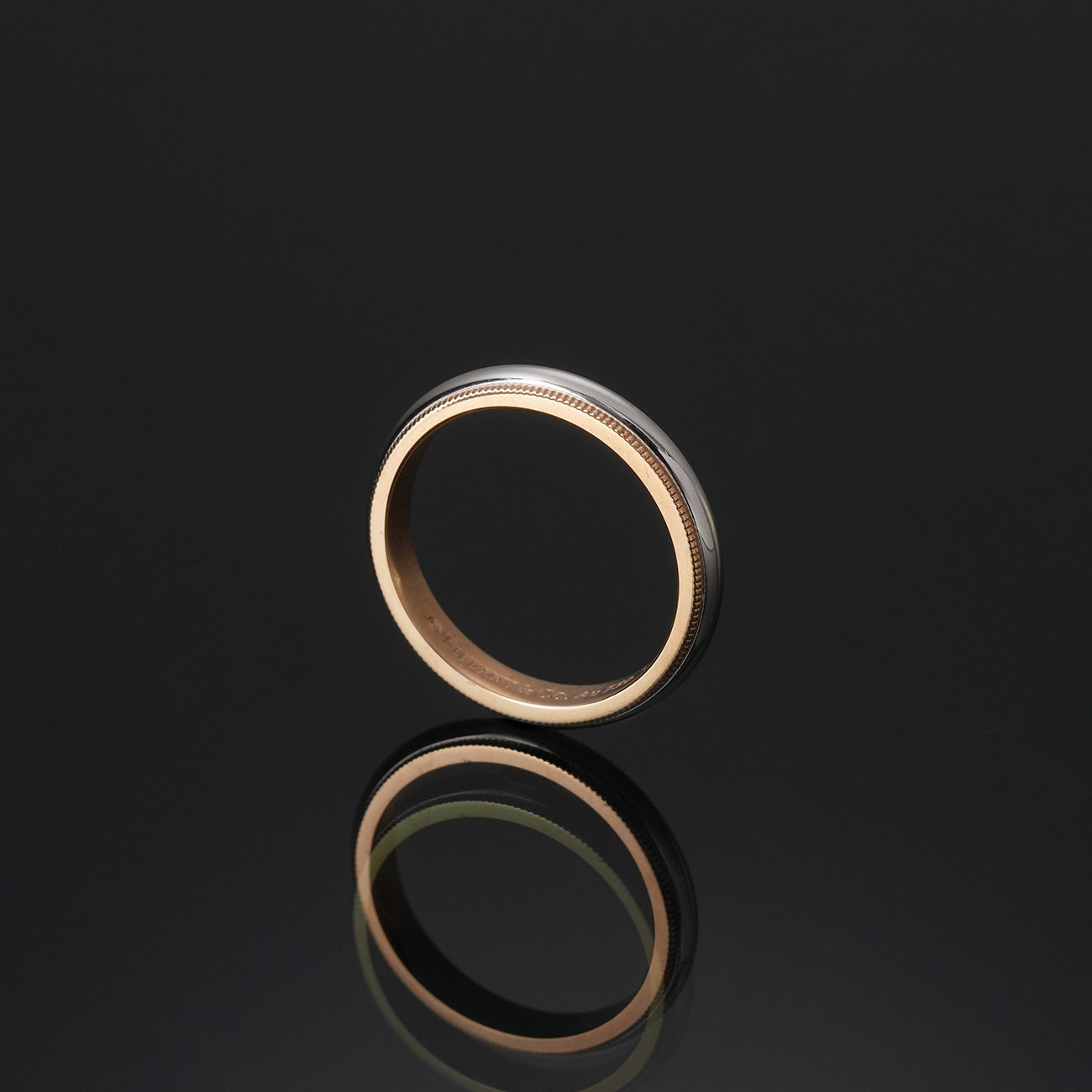 TIFFANY & CO.(USED)티파니 밀그레인 링 3mm #8.5(티파니)