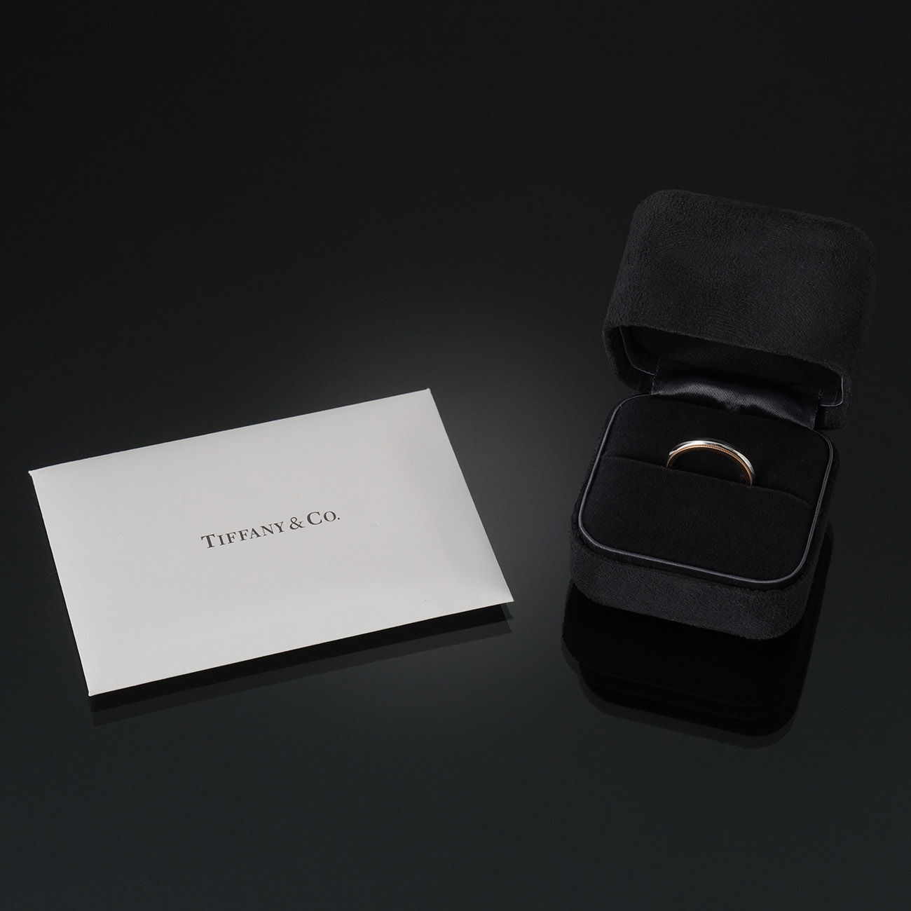 TIFFANY & CO.(USED)티파니 밀그레인 링 3mm #8.5(티파니)