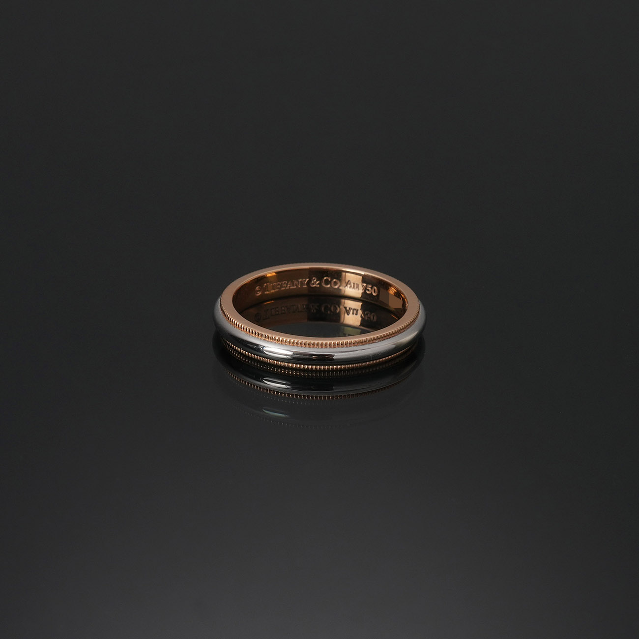 TIFFANY & CO.(USED)티파니 밀그레인 링 3mm #8.5(티파니)
