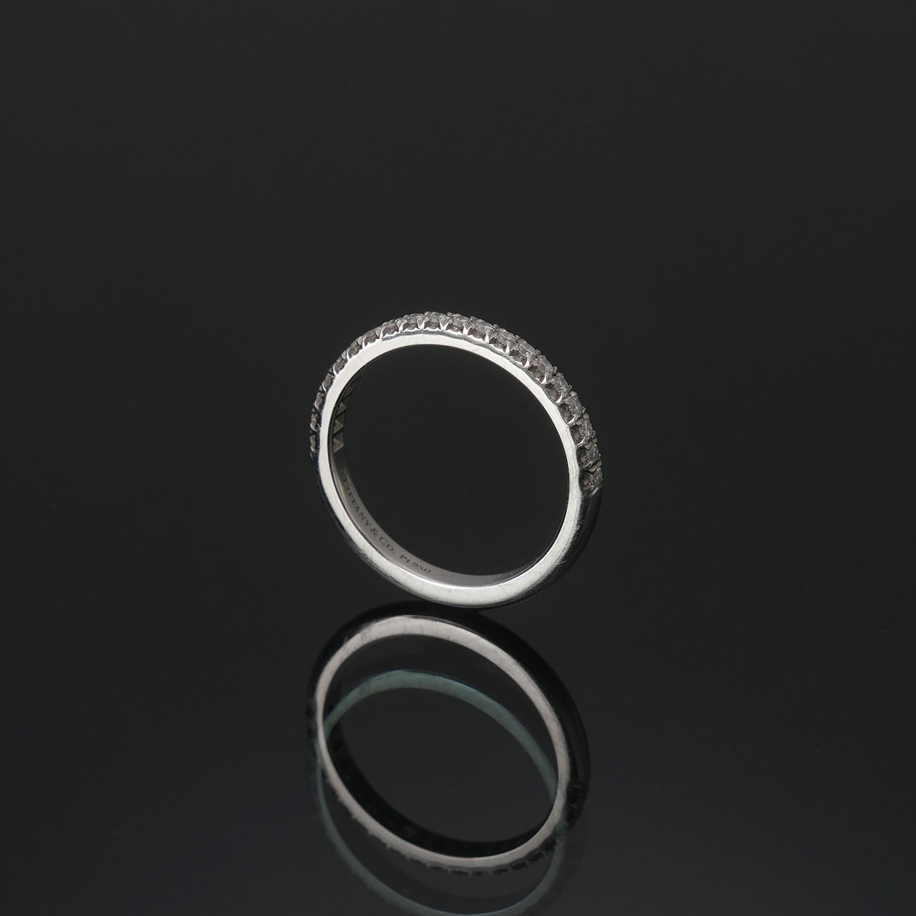 TIFFANY & CO.(USED)티파니 솔리테어 하프파베 이터니티링 #47.5