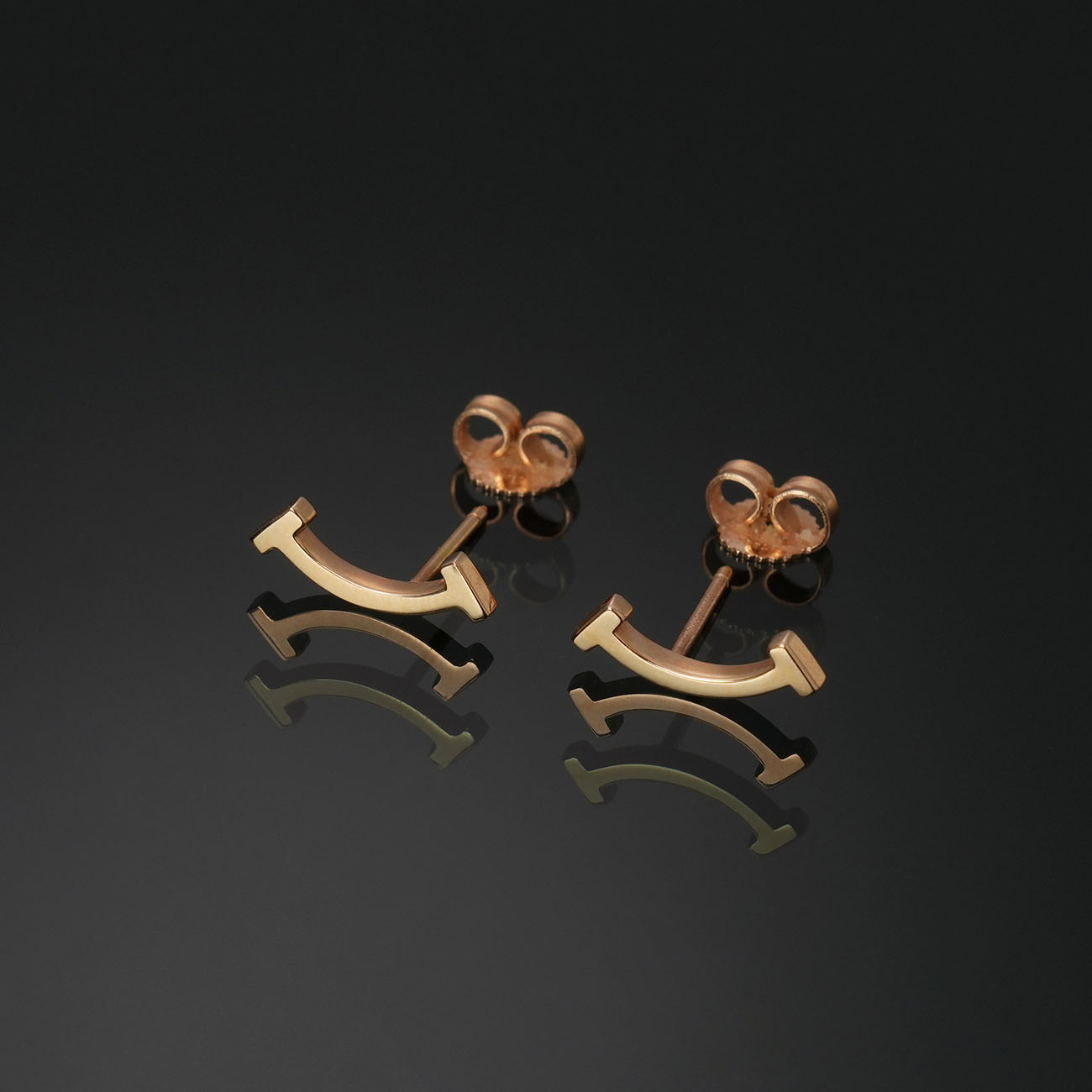 TIFFANY & CO.(USED)티파니 T 스마일 미니 이어링