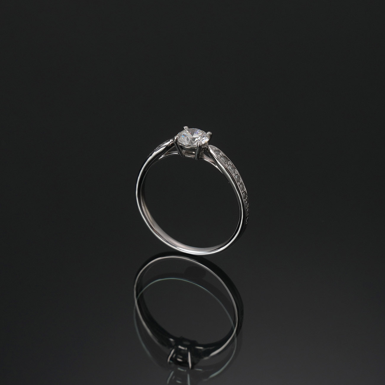 TIFFANY & CO.(USED)티파니 0.5ct 플래티늄 웨딩 밴드 #51.5